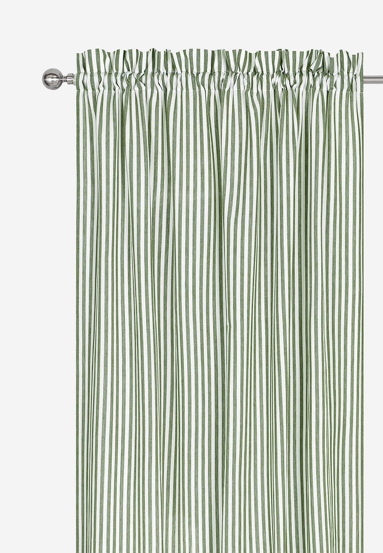 Vevde, stripete gardinlengder 2-pack