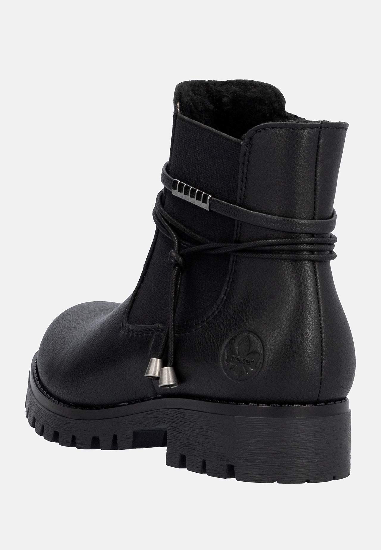 Varm-foret boot i skinn