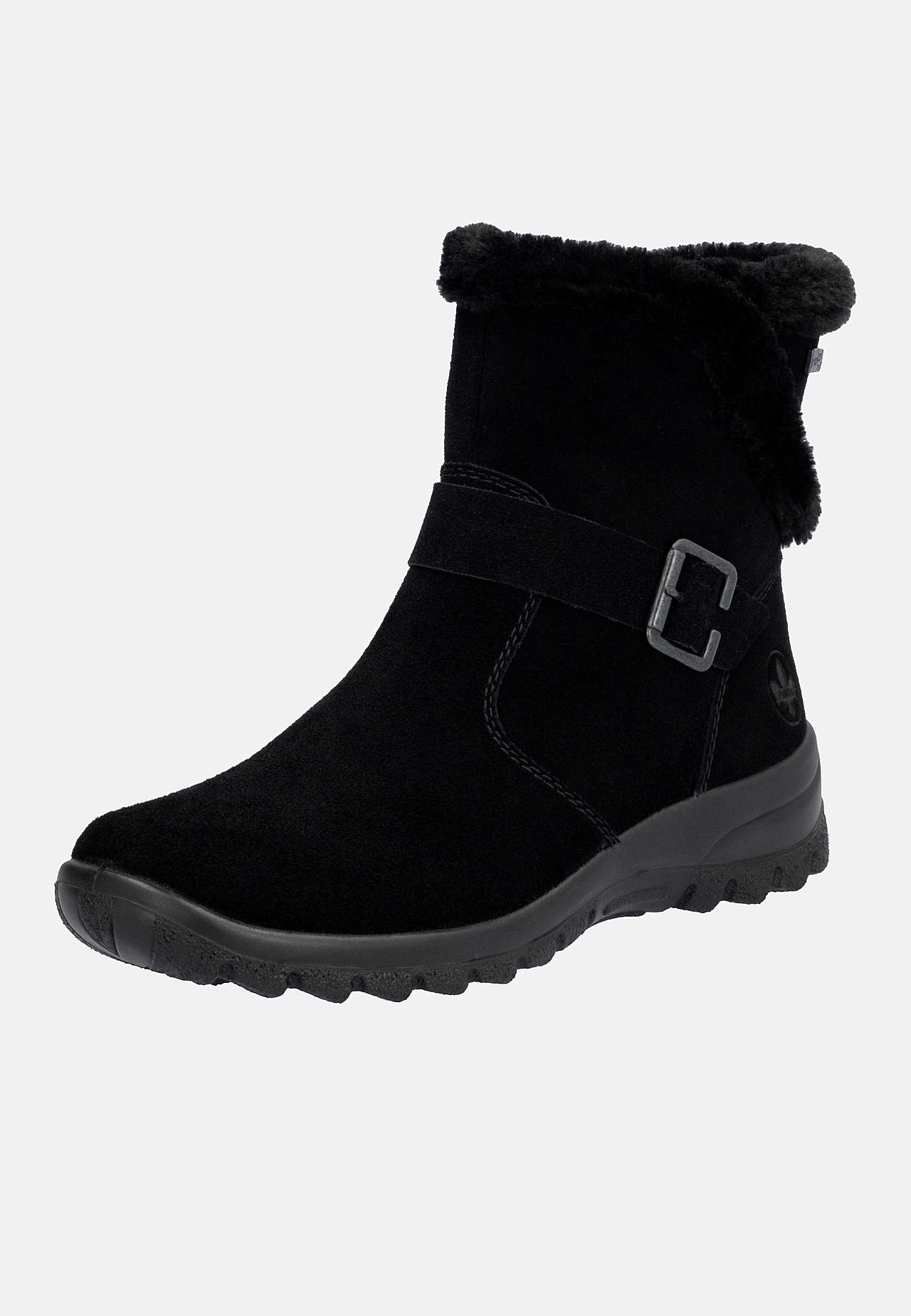 Varm-foret semsket støvel