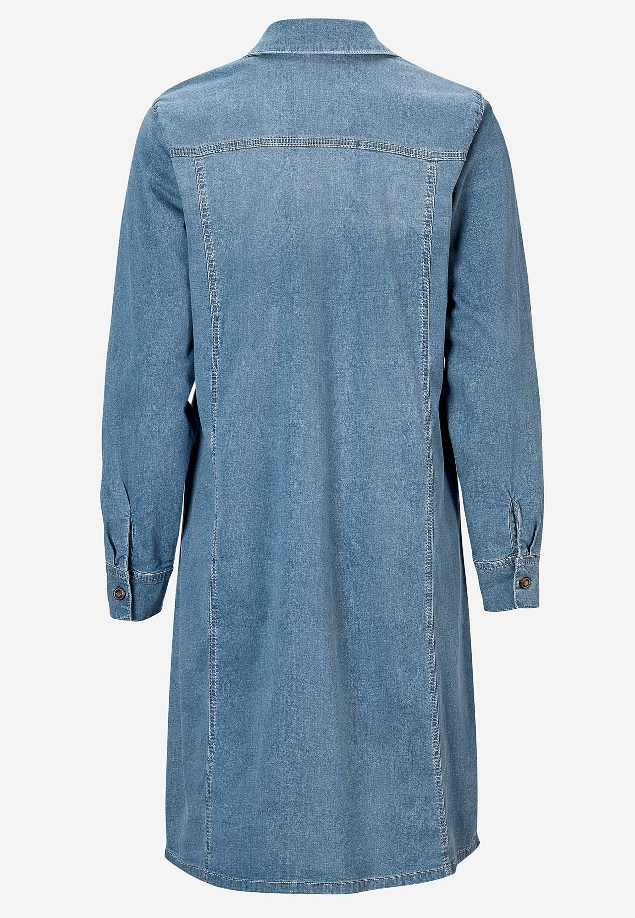 Stretchy denimkjole