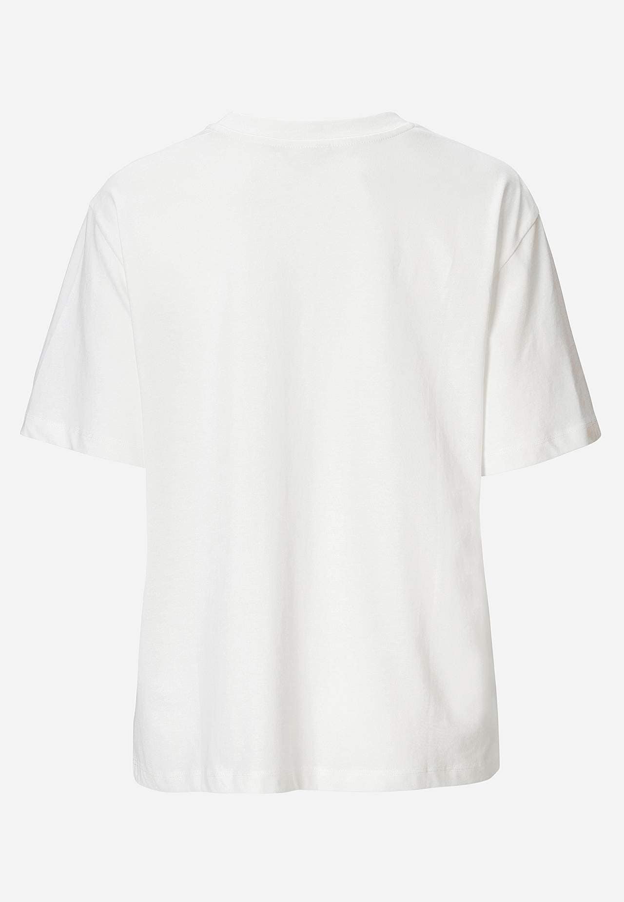 Jerseytopp med korte ermer