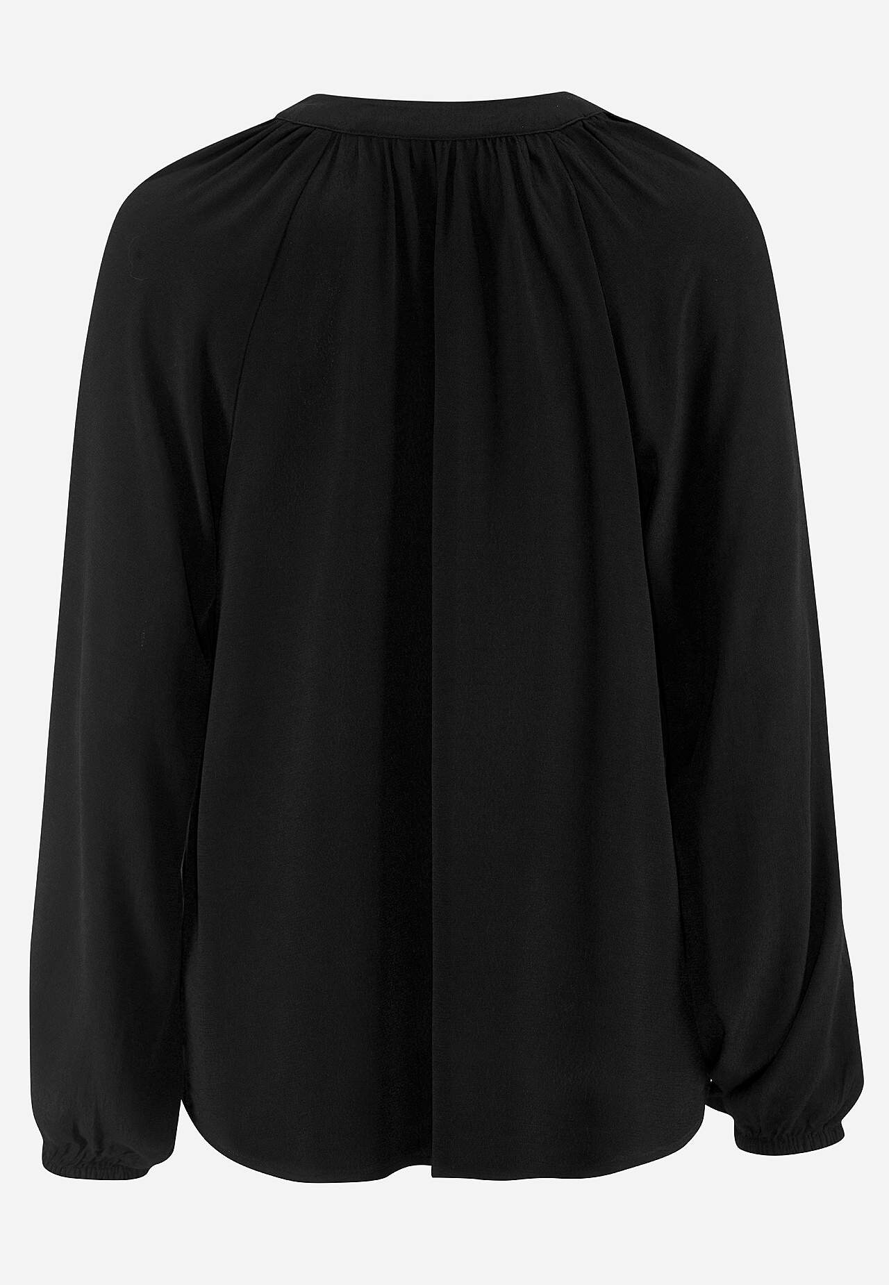 Bluse med volanger