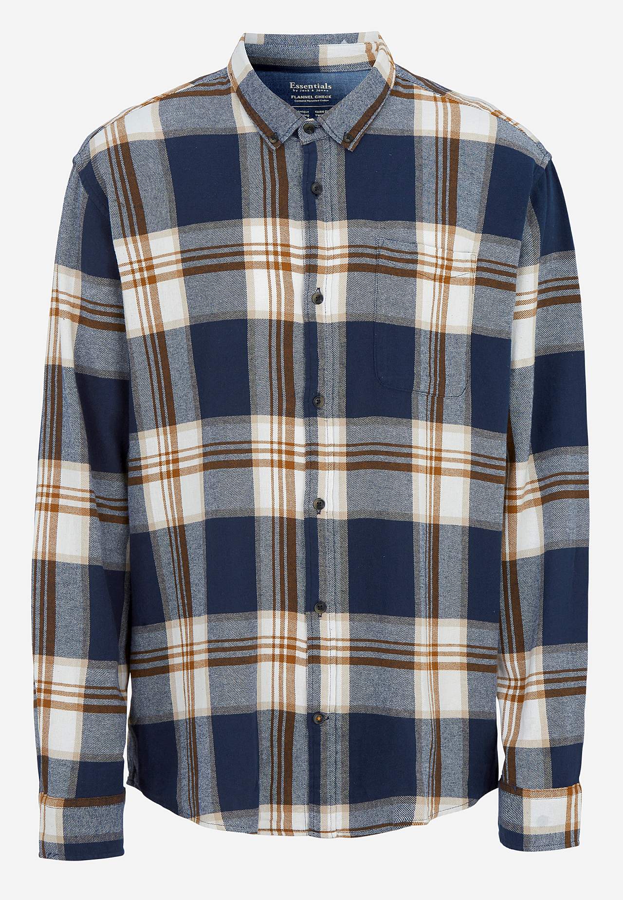 Rutete flanellsskjorte