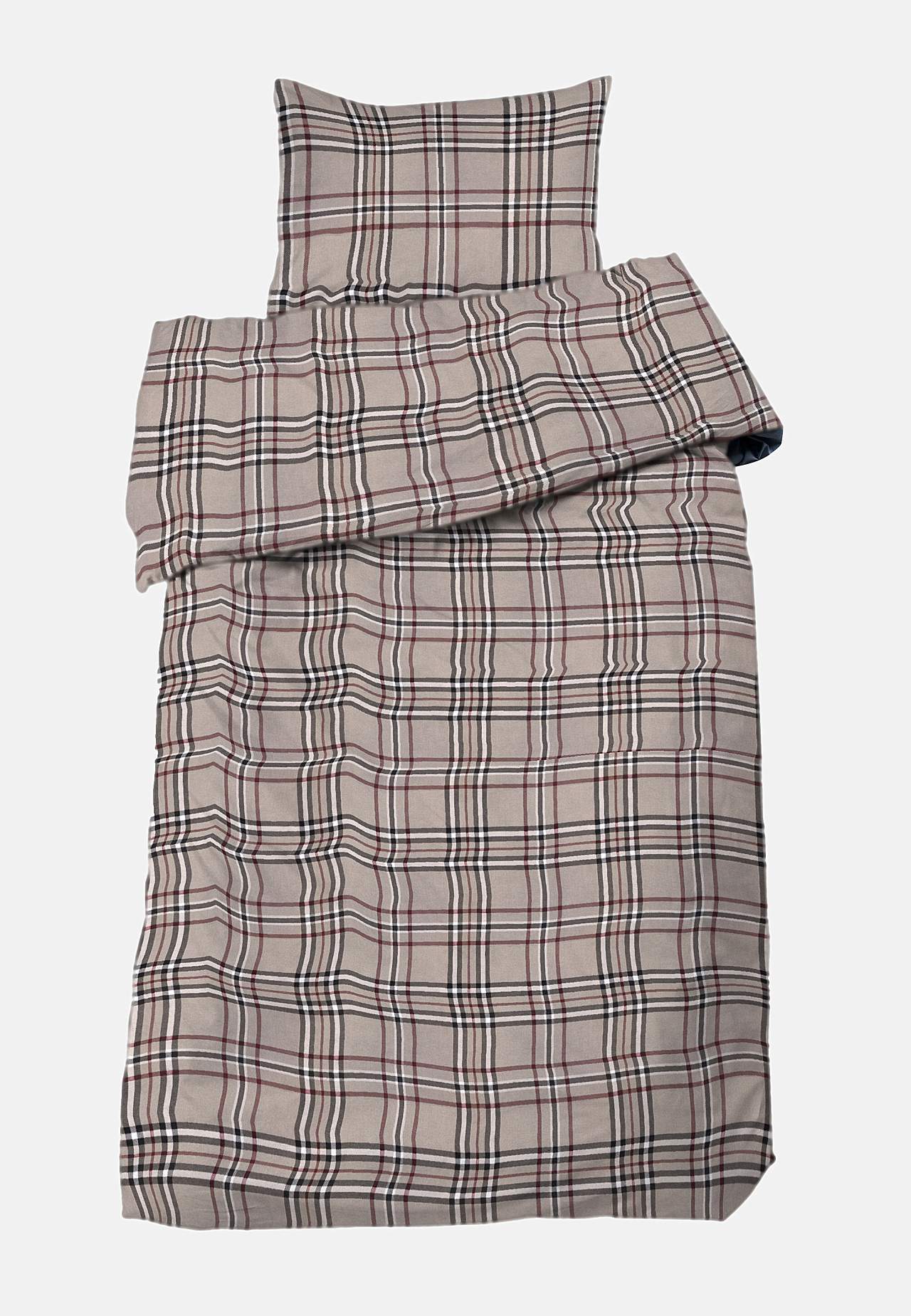 Rutete flanellsdynetrekk 150x210 cm