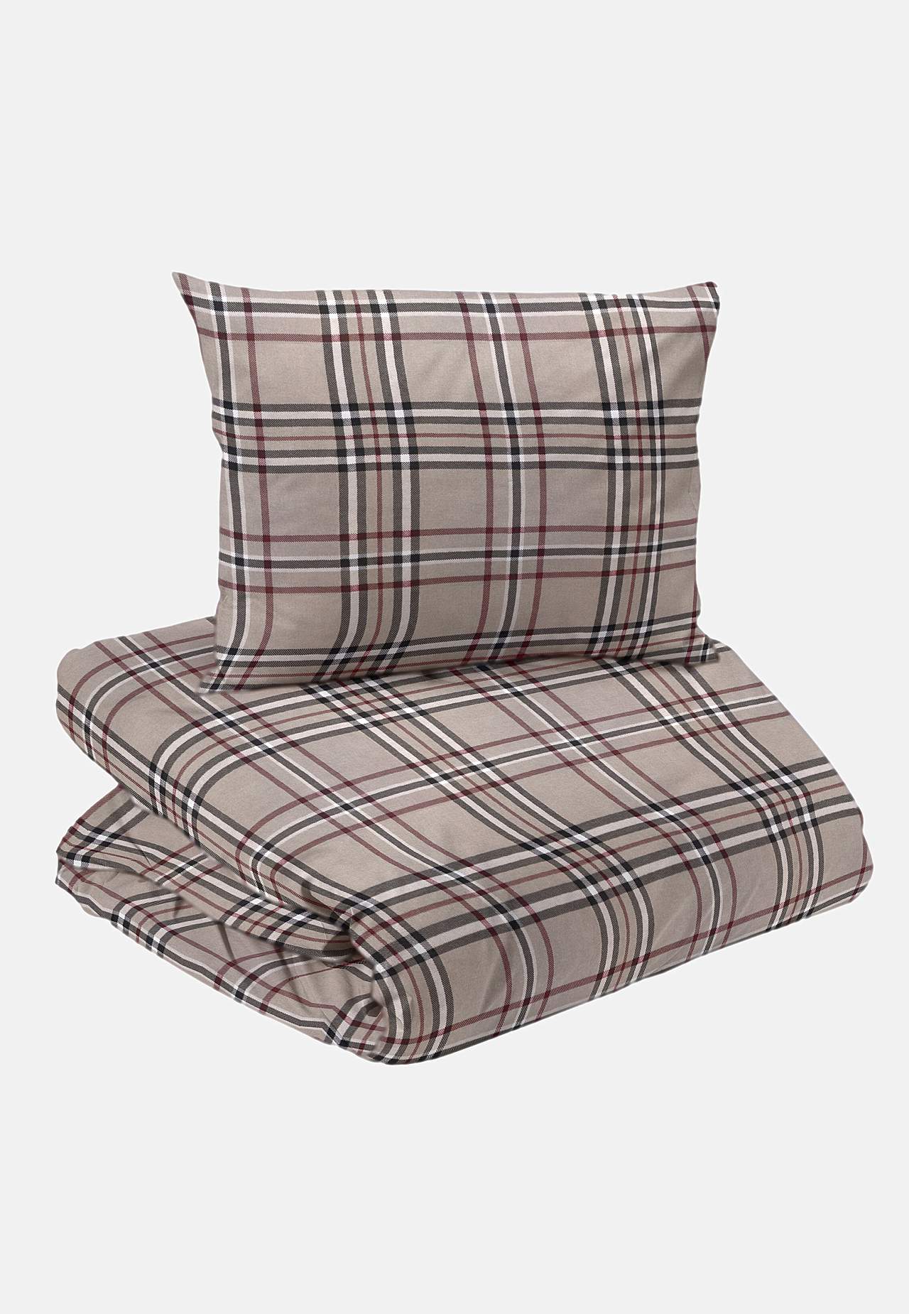Rutete flanellsdynetrekk 150x210 cm