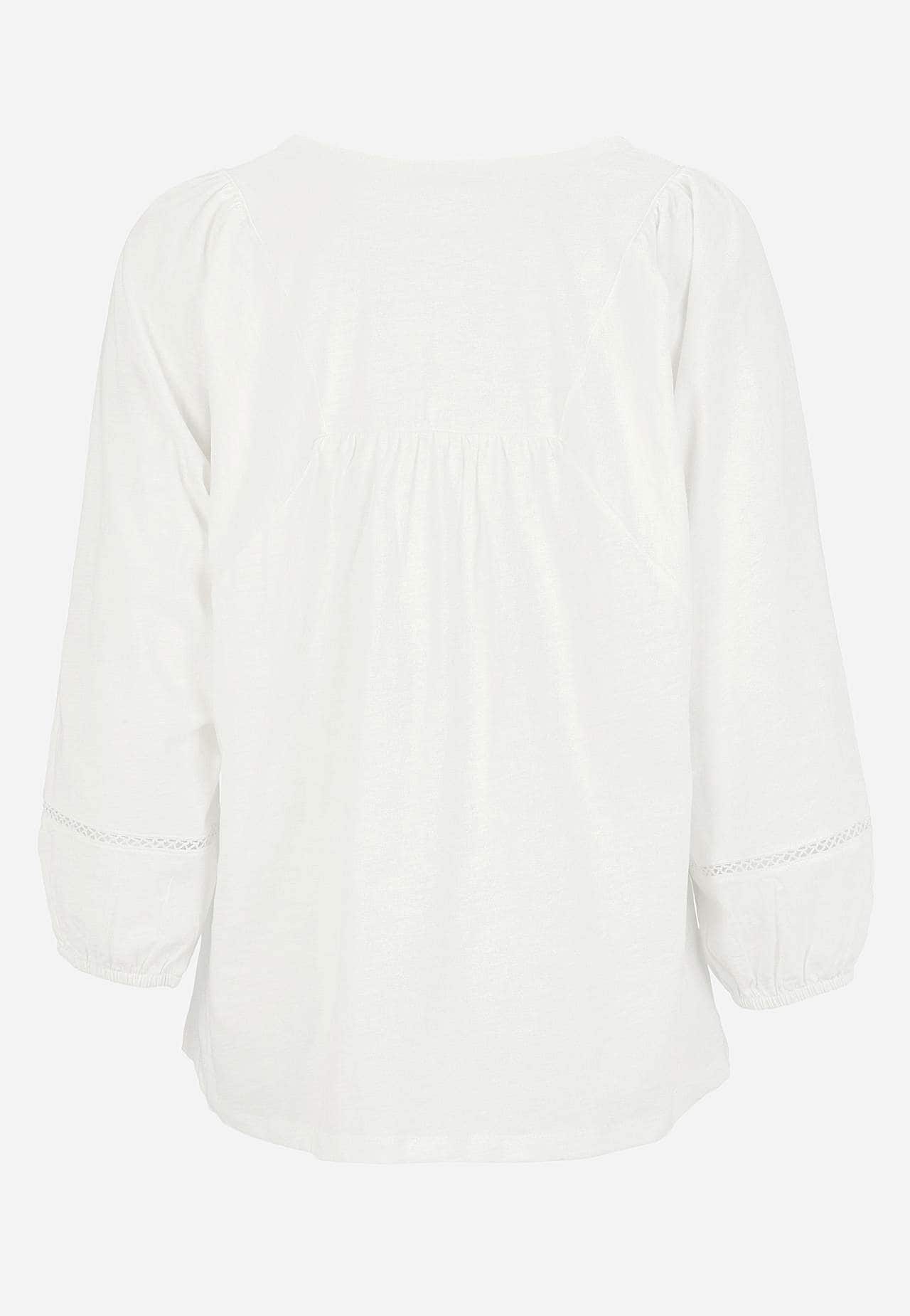Jerseytopp med boho stil
