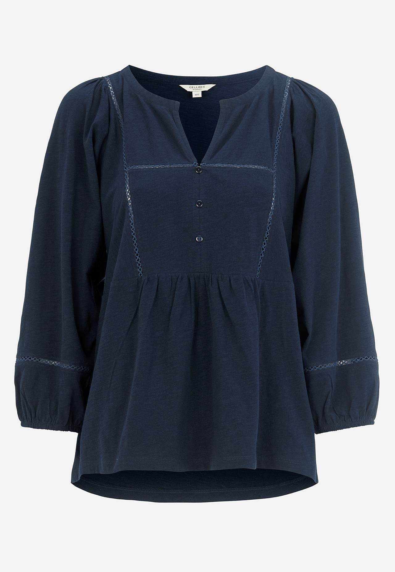 Jerseytopp med boho stil