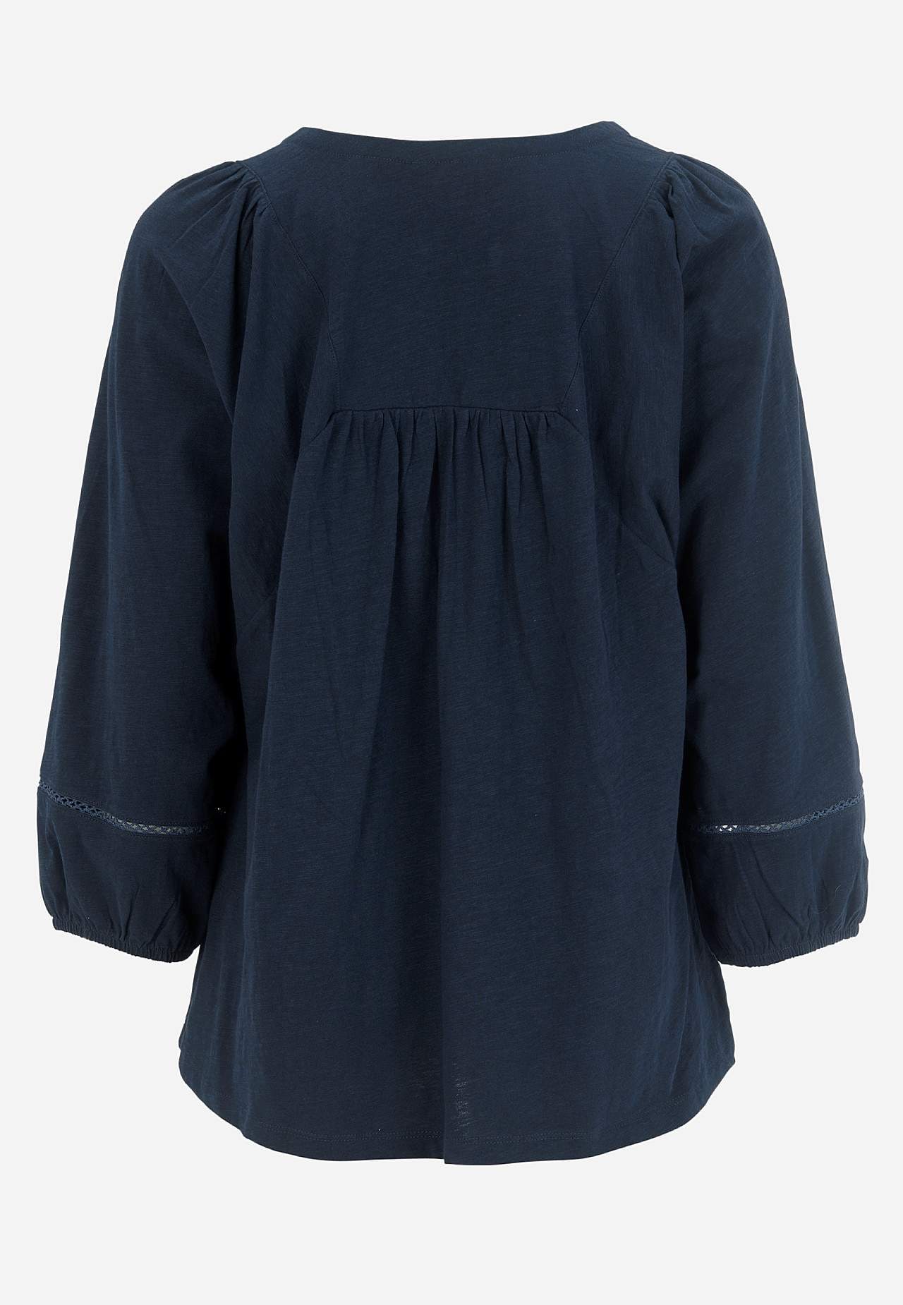Jerseytopp med boho stil