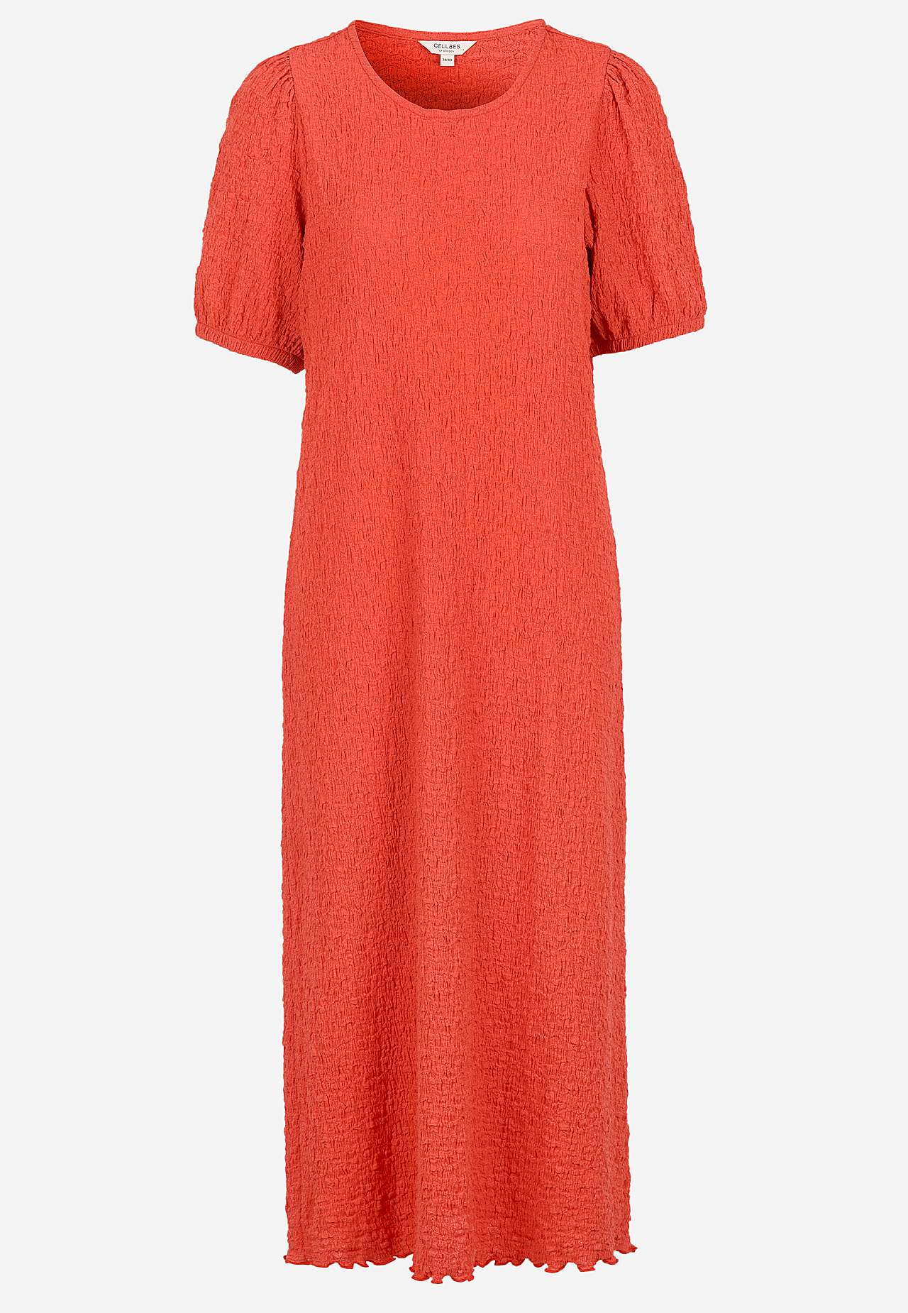 Jersey-kjole med struktur