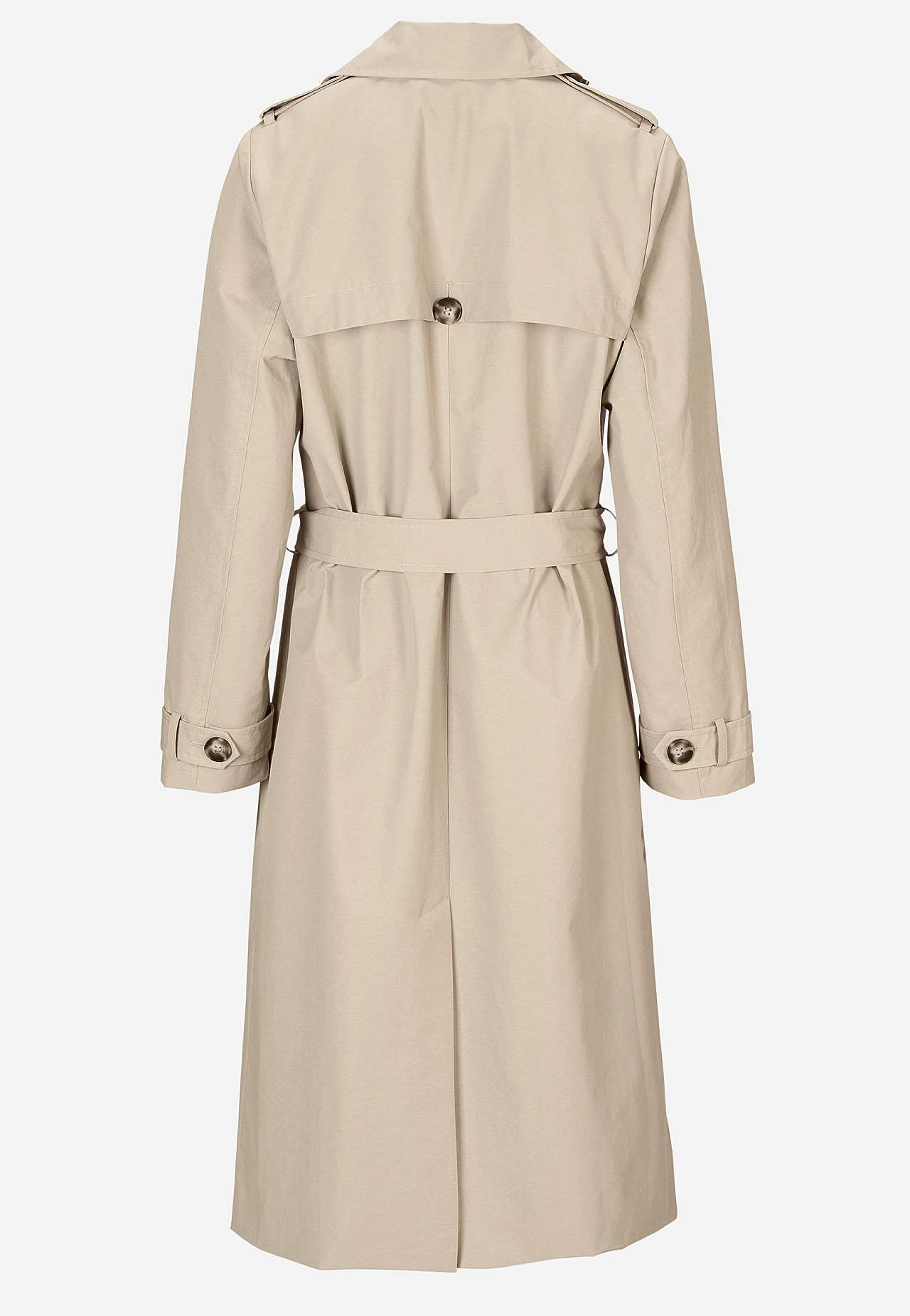 Dobbelbryst trenchcoat