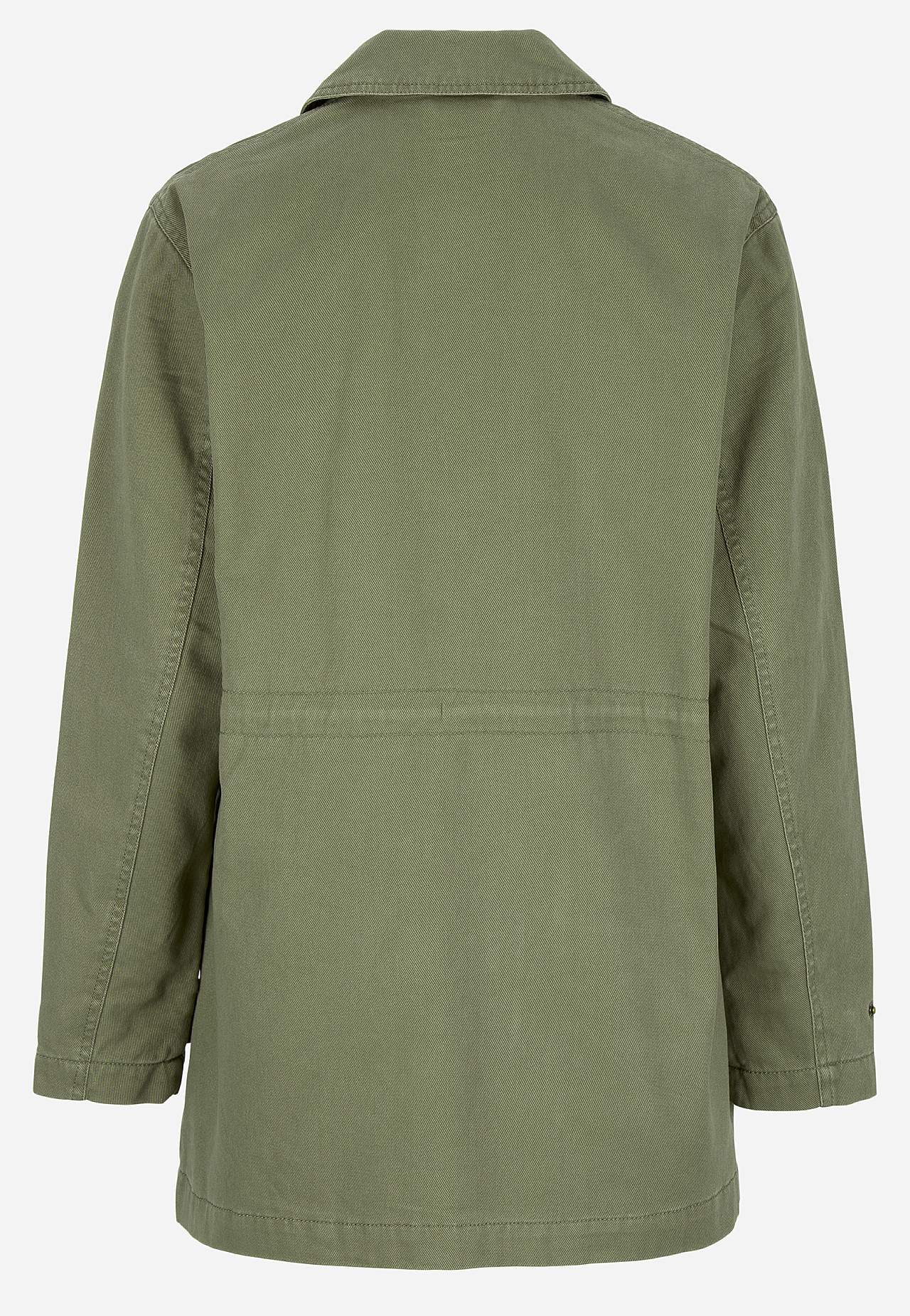 Denimjakke med glidelås