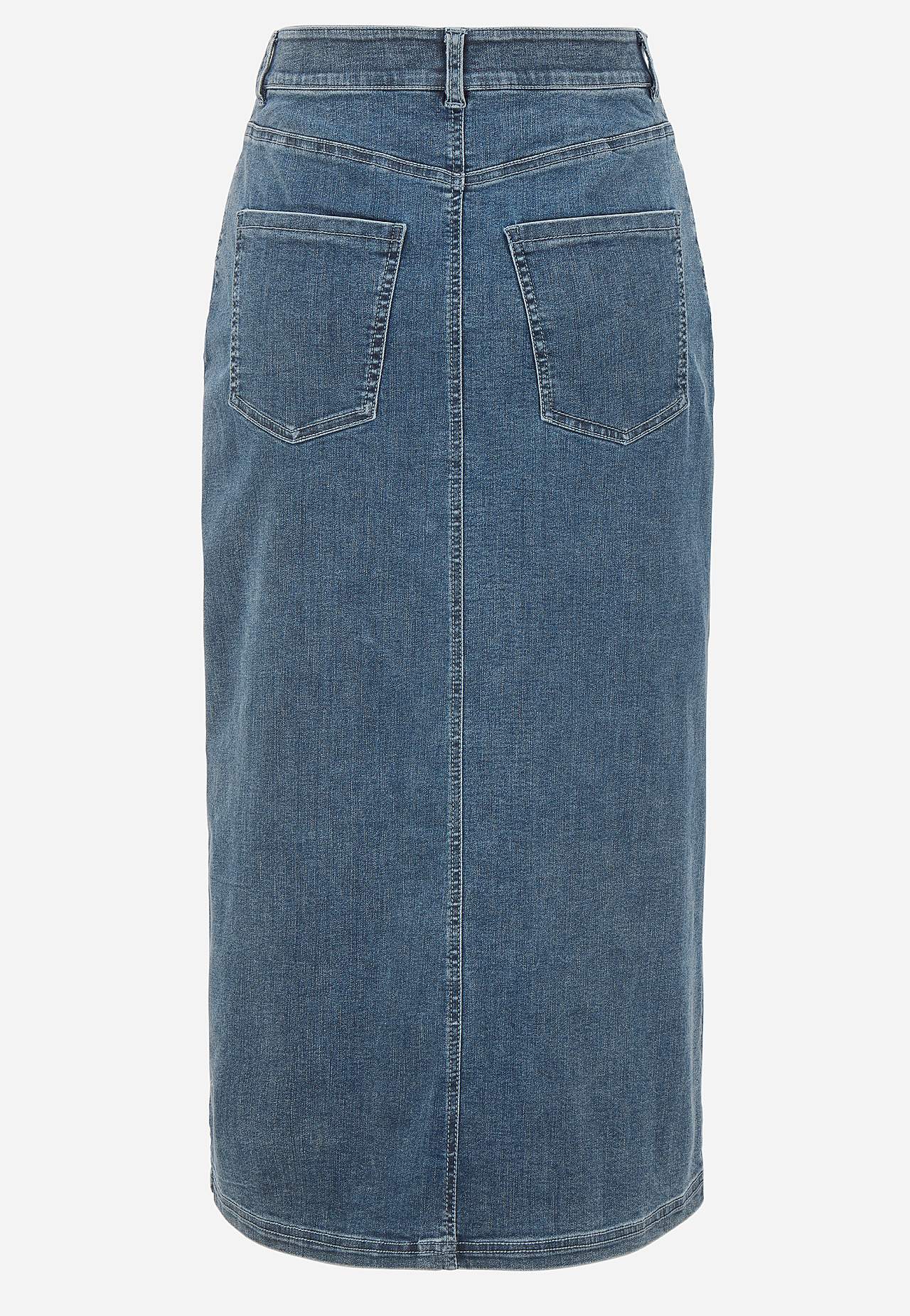 Superstretch denim skjørt