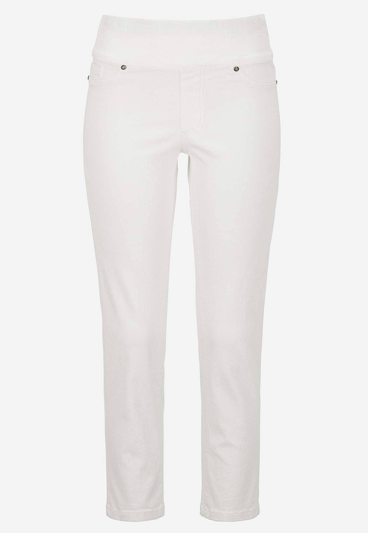 Superkomfortabel ankeljeans i denim