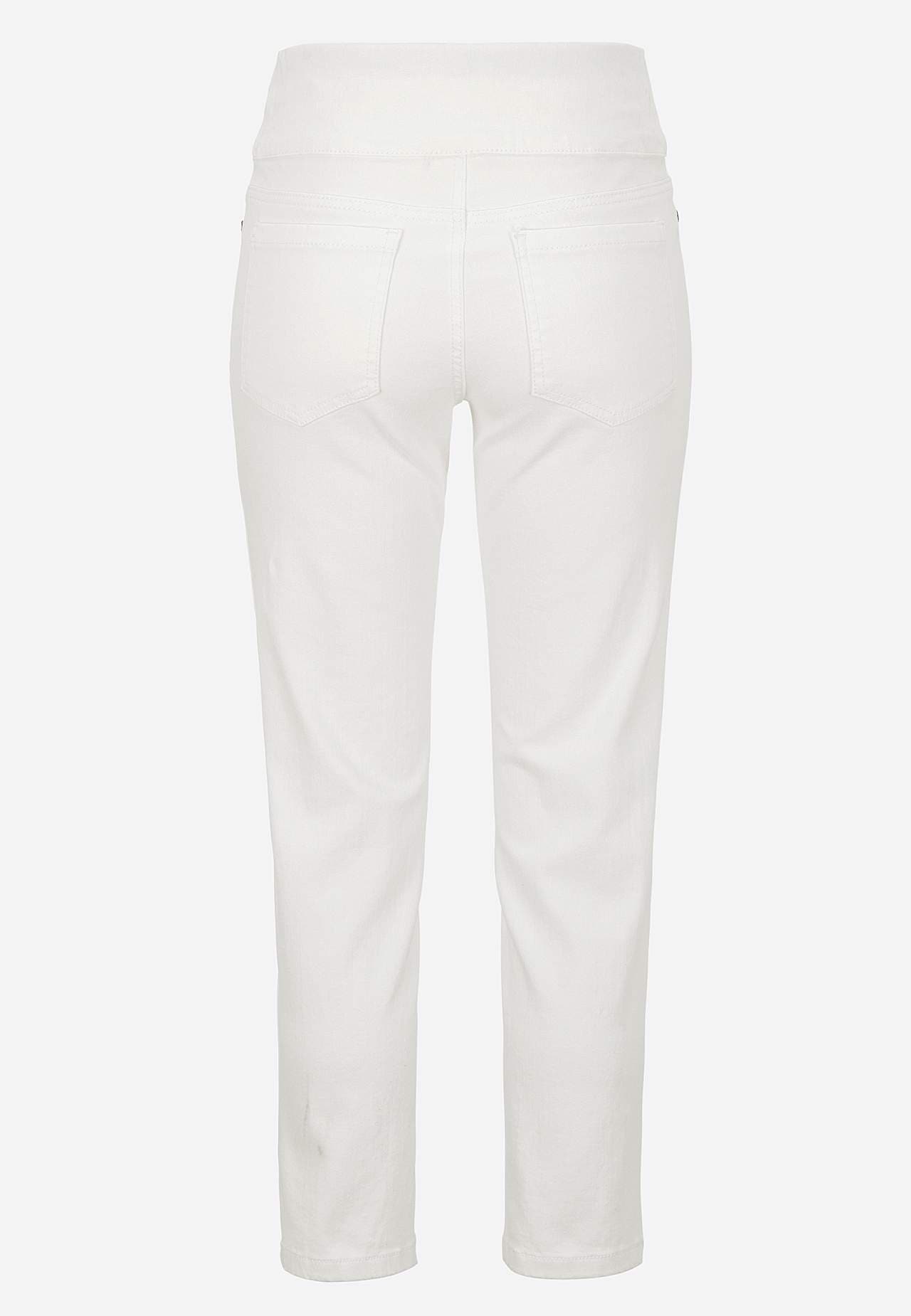 Superkomfortabel ankeljeans i denim