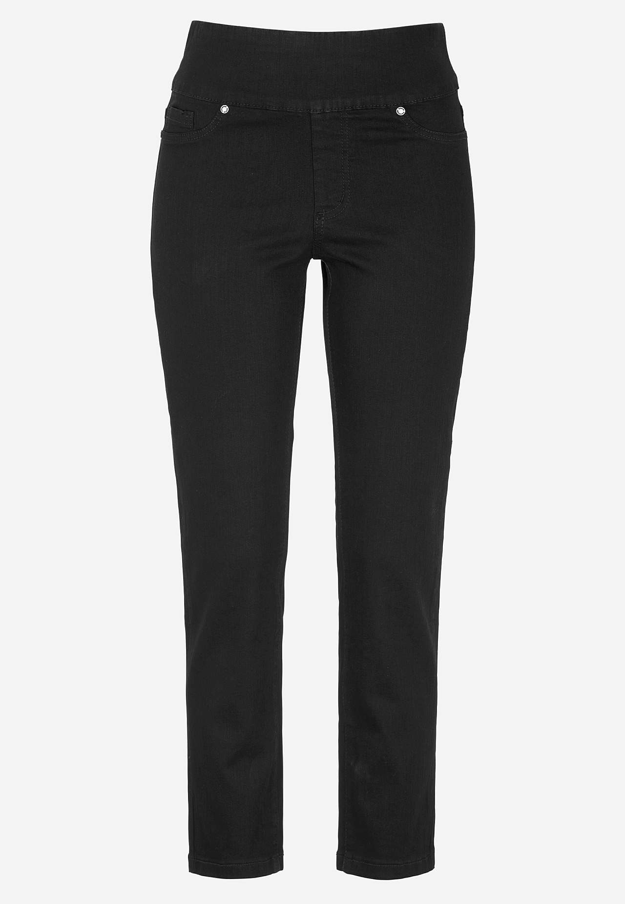 Superkomfortabel ankeljeans i denim