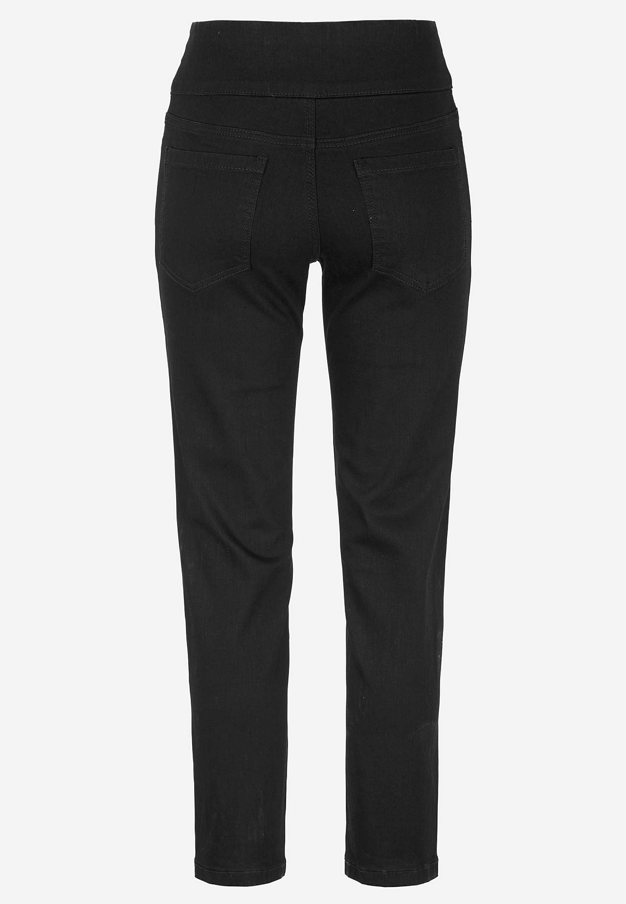 Superkomfortabel ankeljeans i denim