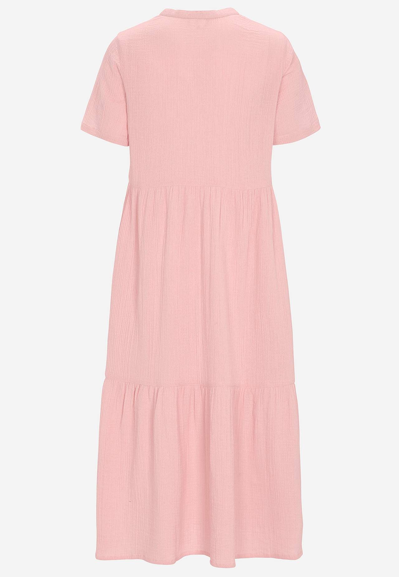 Kjole i rynket bomull