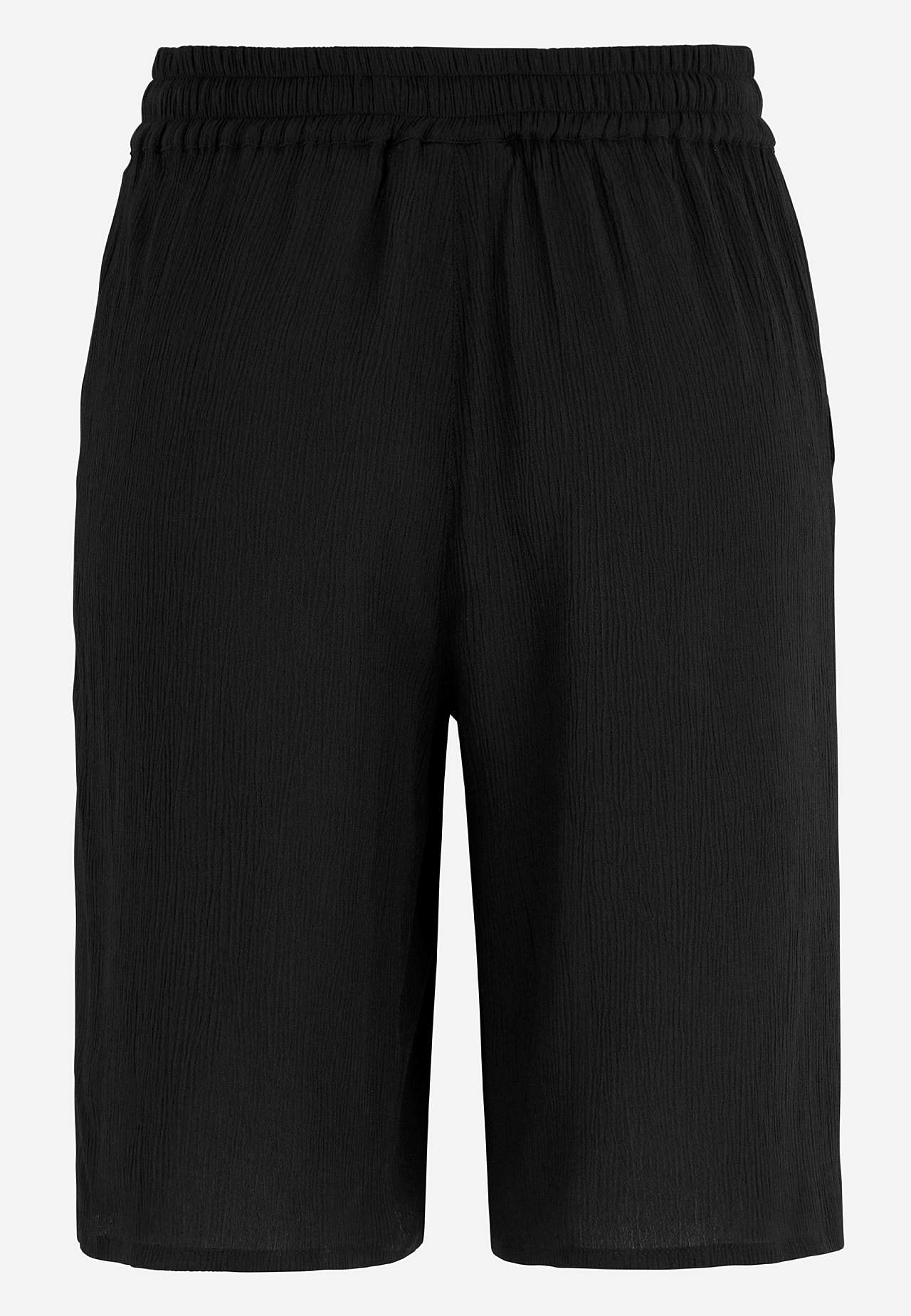 Shorts i viskosekrepp