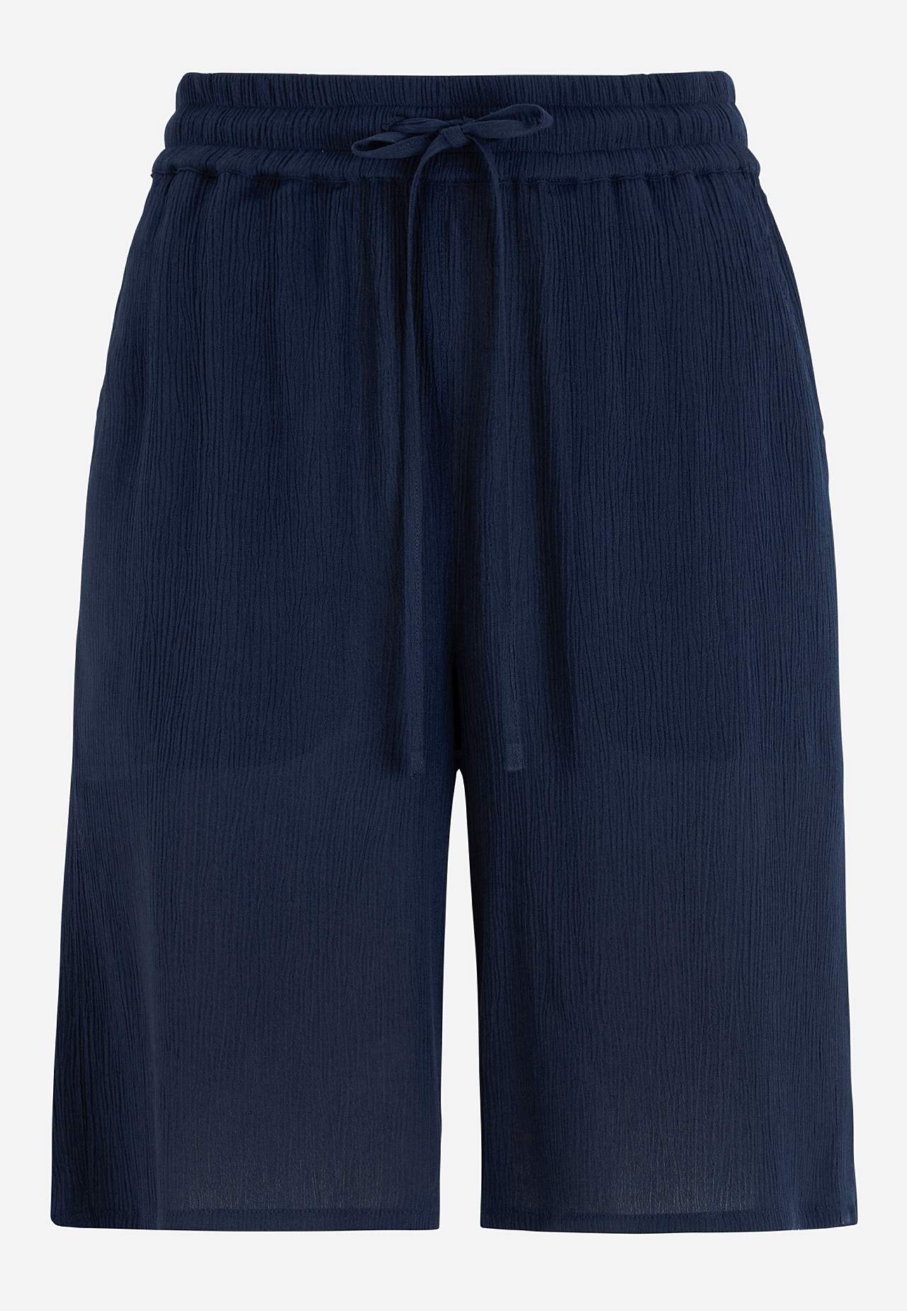 Shorts i viskosekrepp