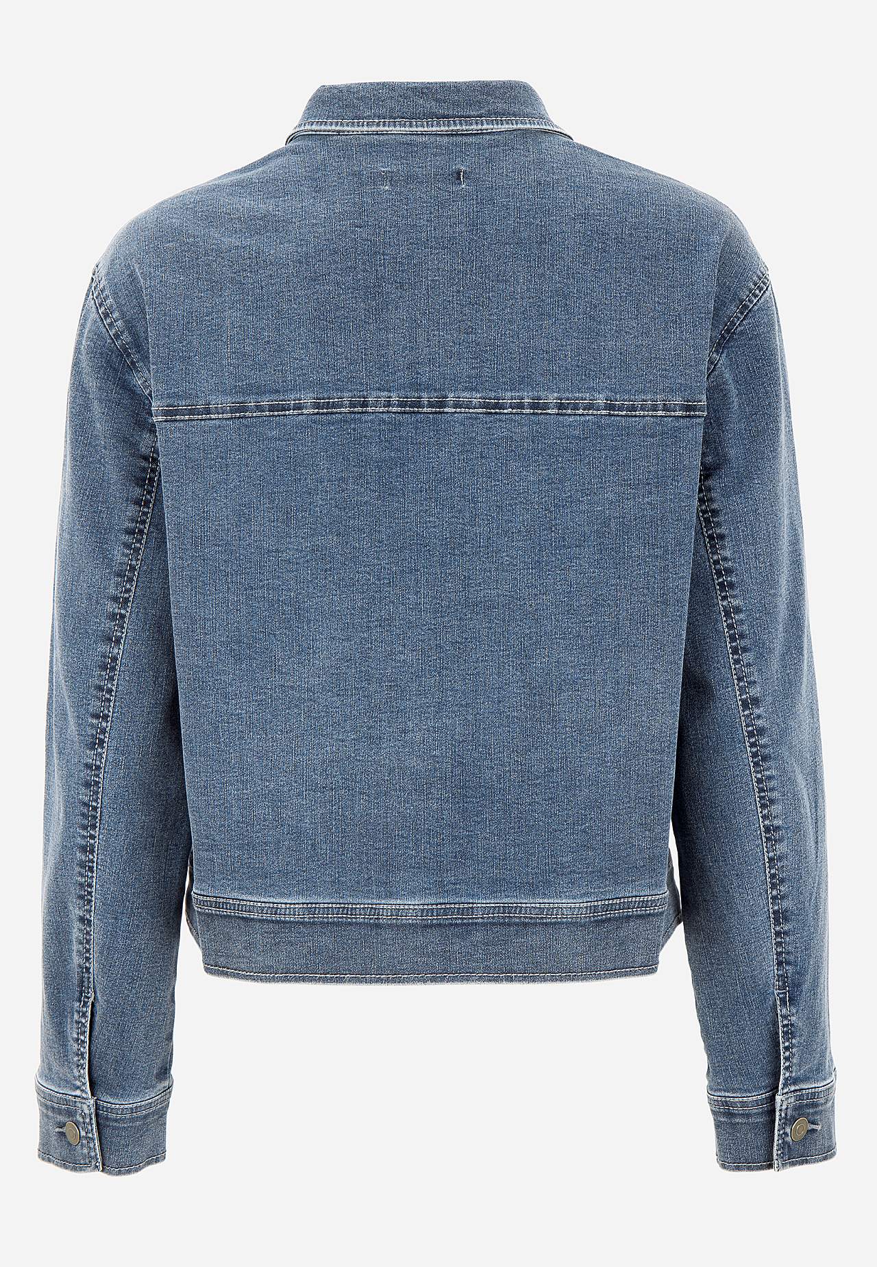 Denimjakke med stretch
