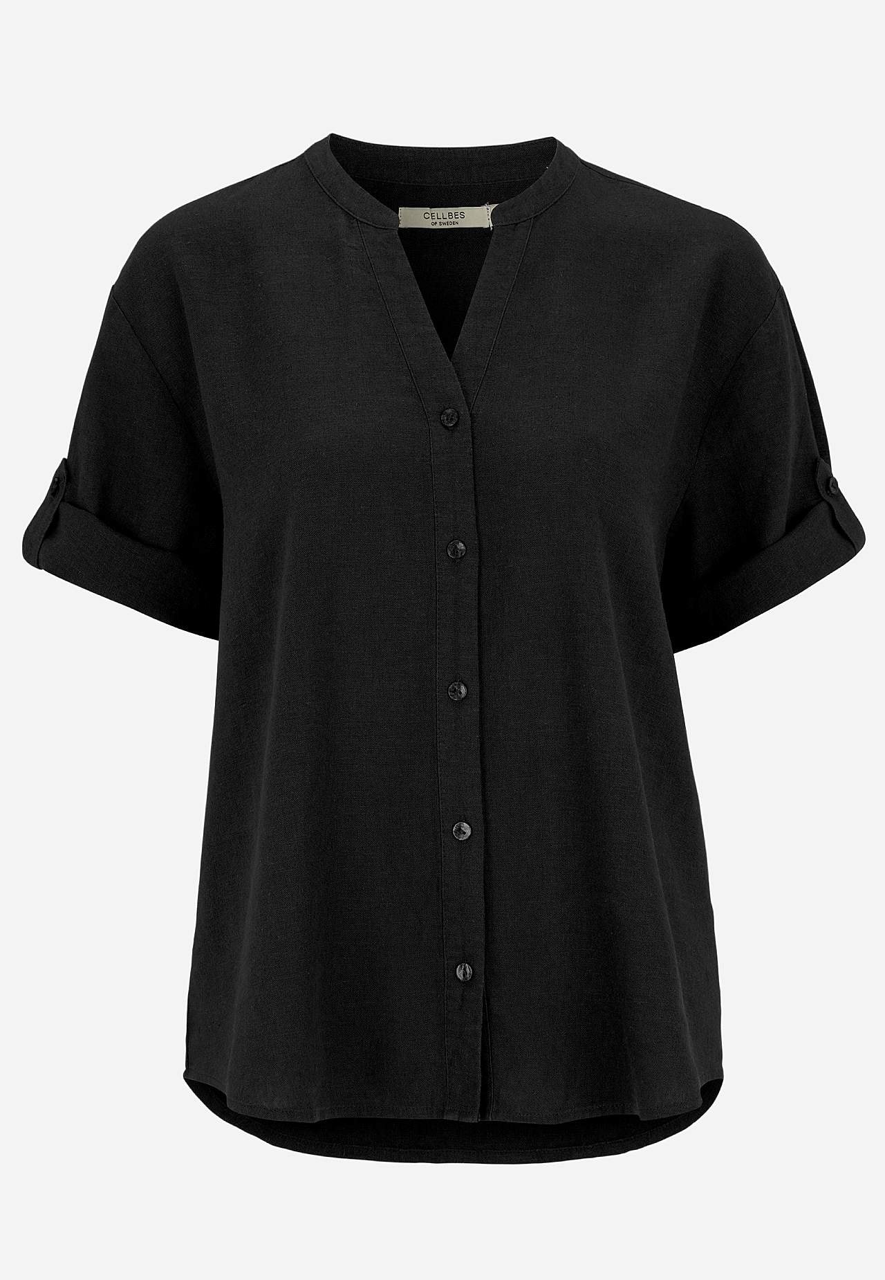 Bluse i linmiks