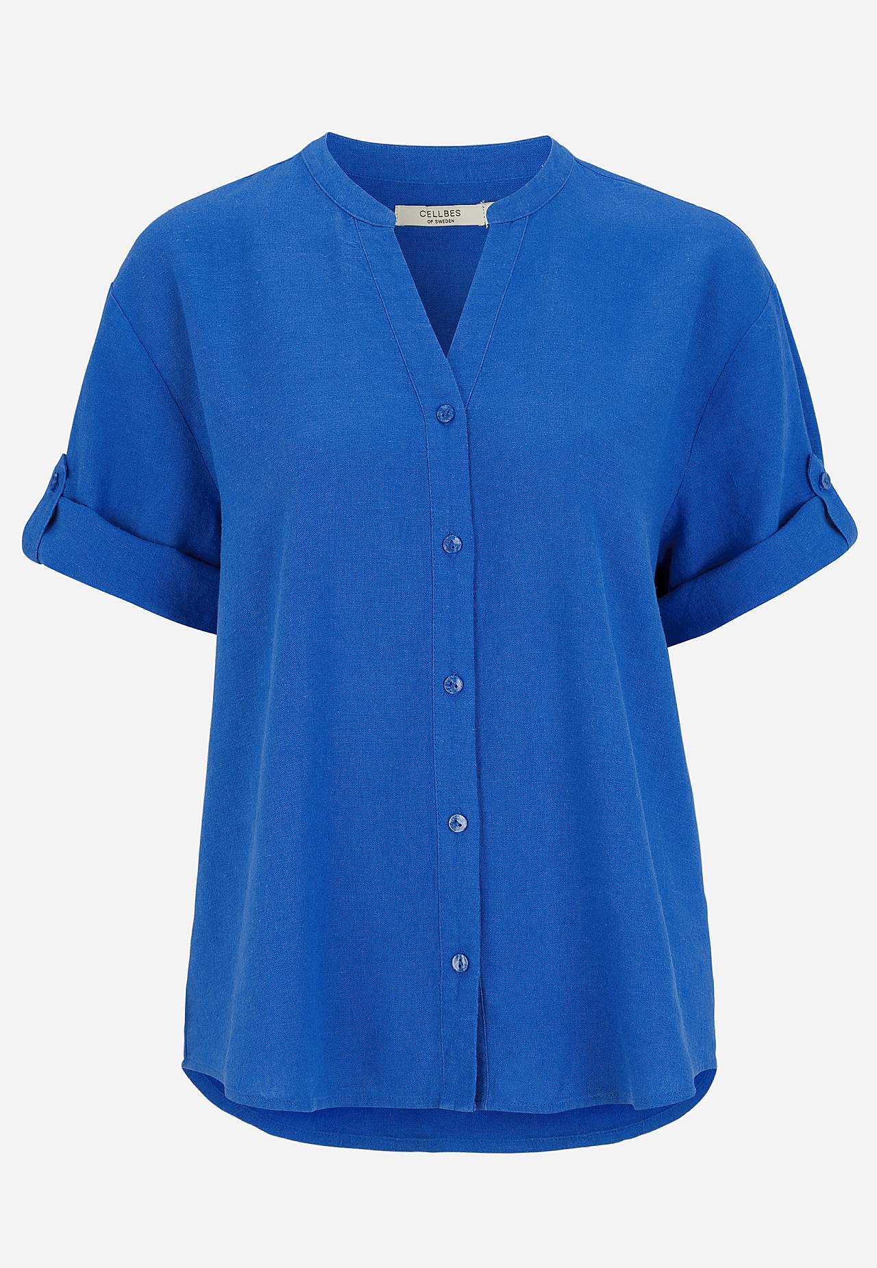 Bluse i linmiks