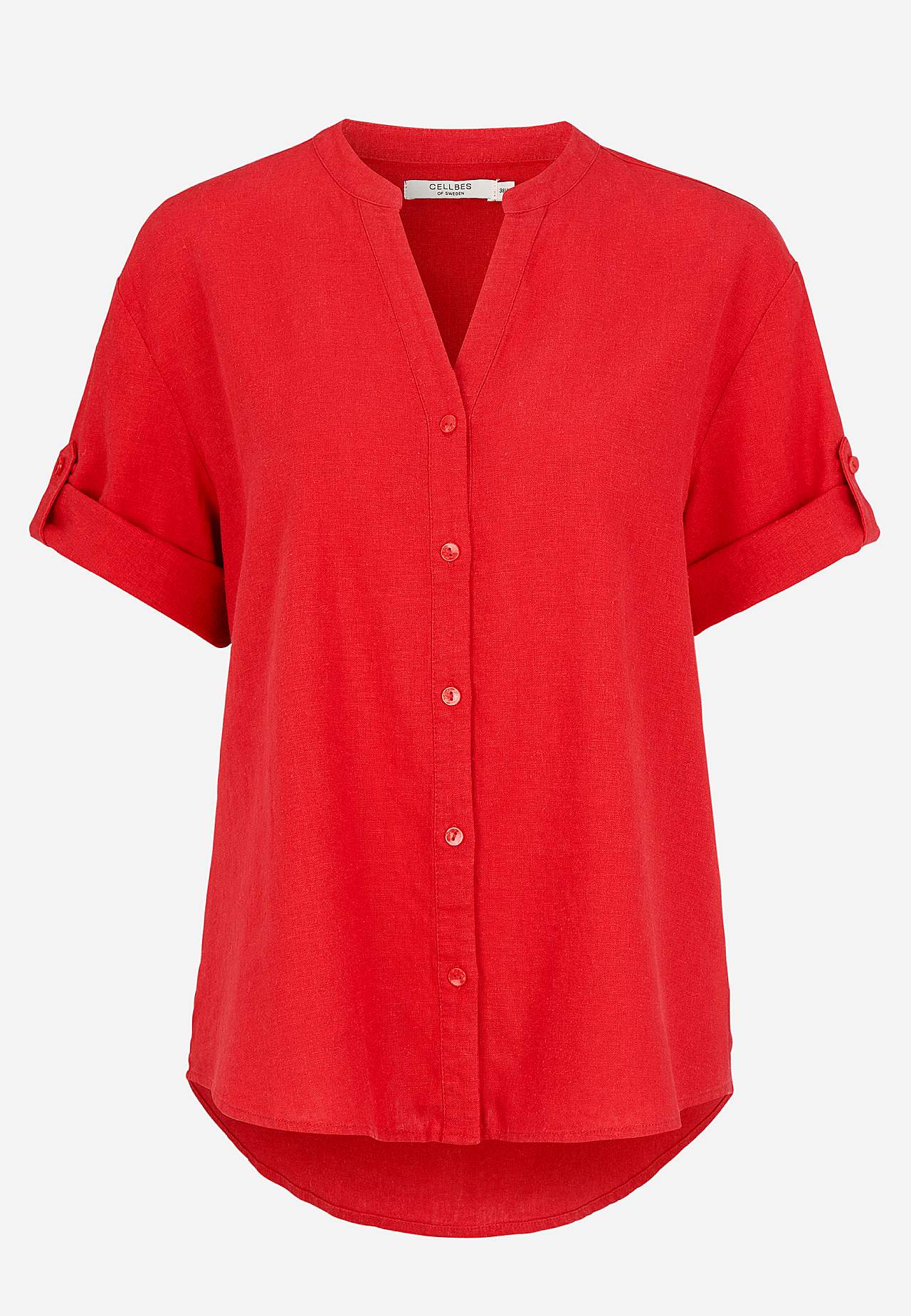 Bluse i linmiks