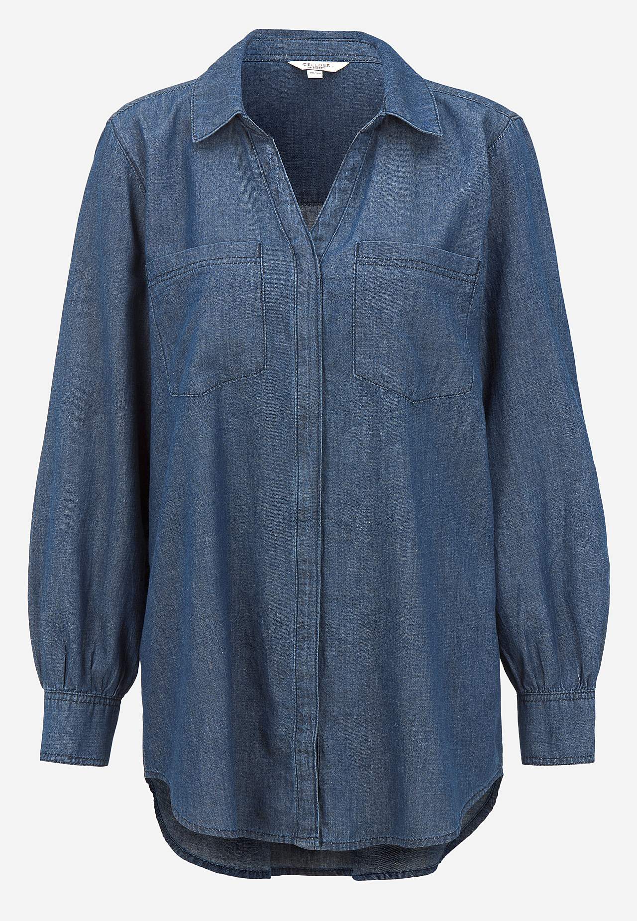 Denimskjorte med knapper