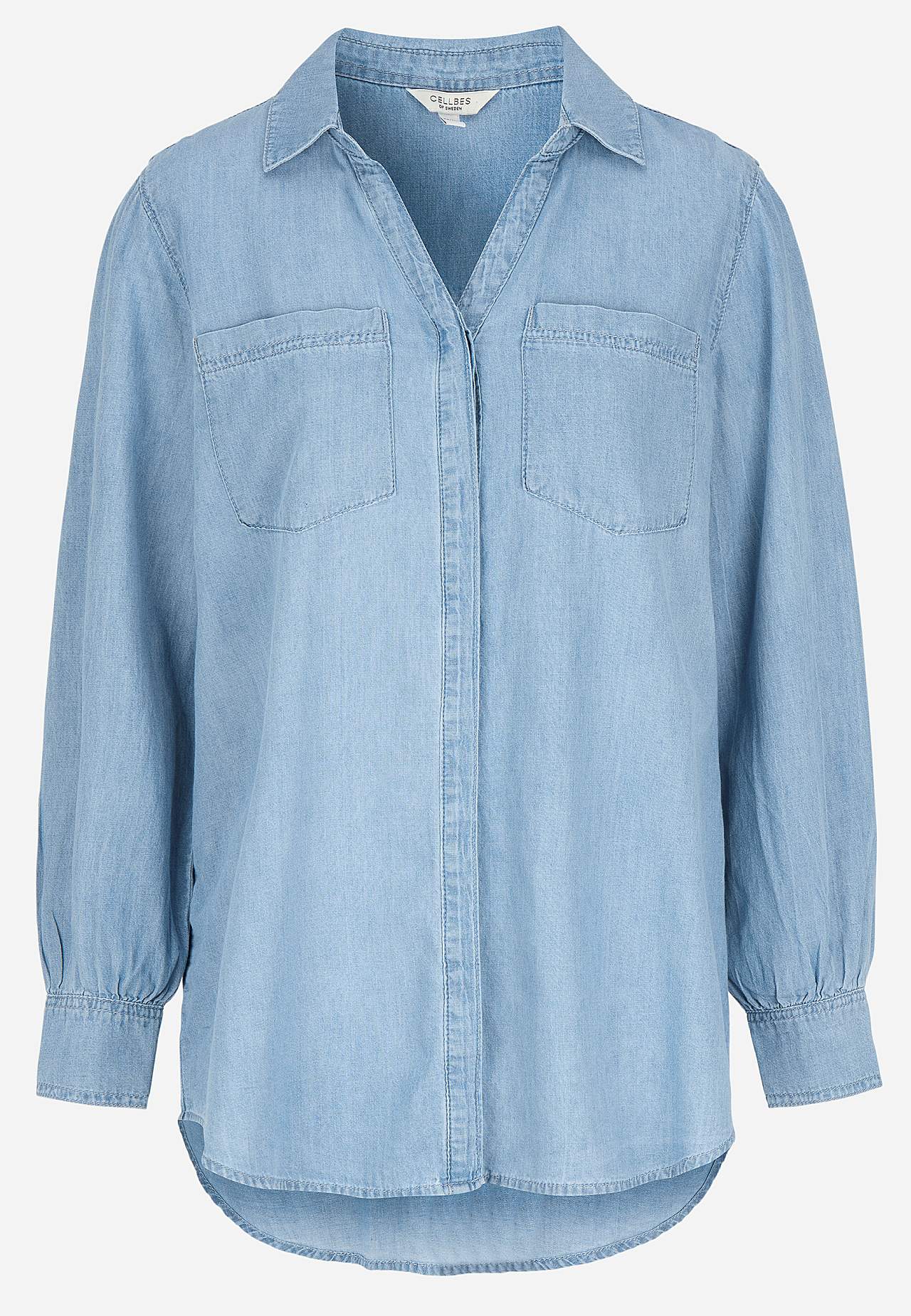 Denimskjorte med knapper
