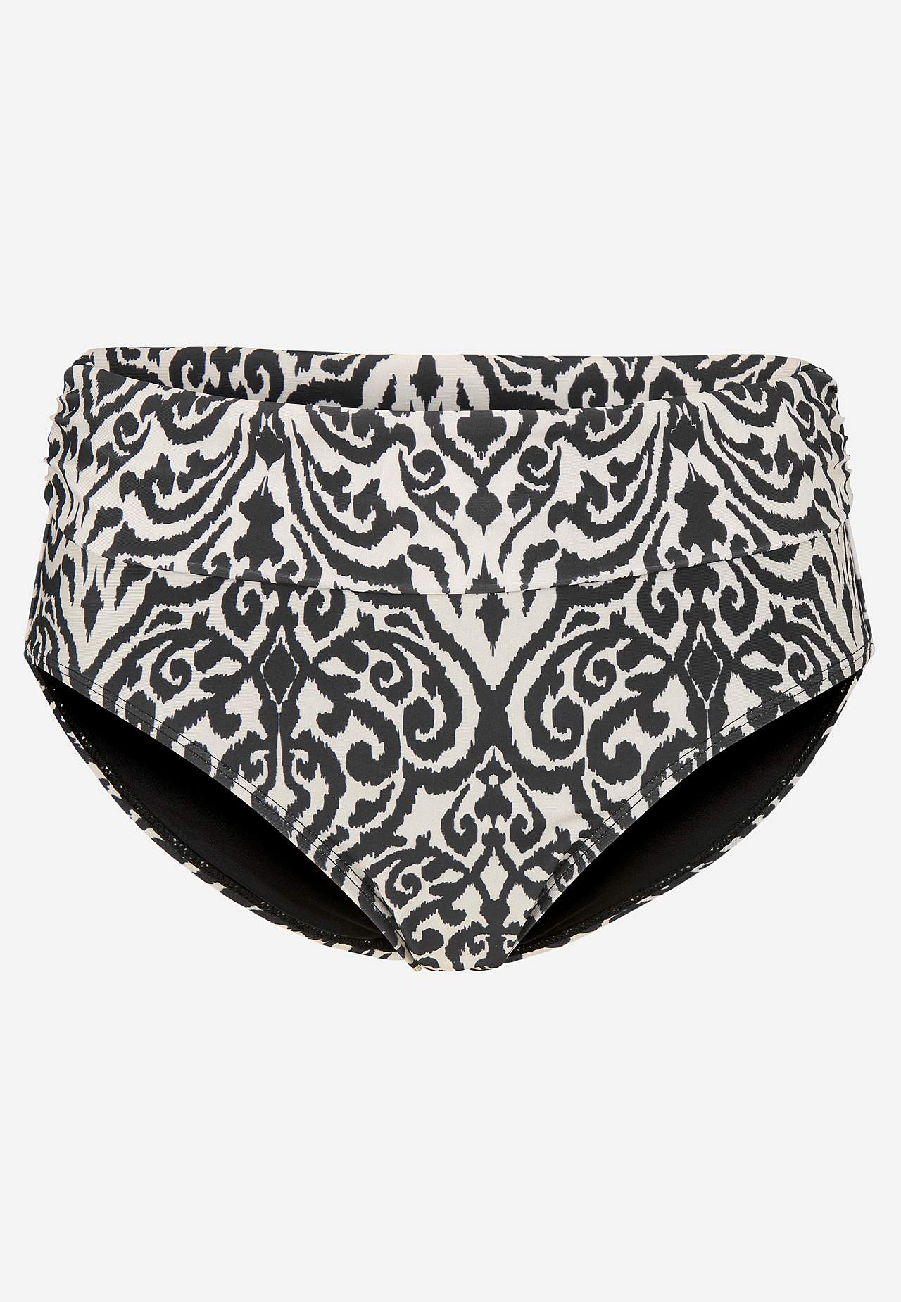 Bikinitruse med sammenleggbar kant i midjen
