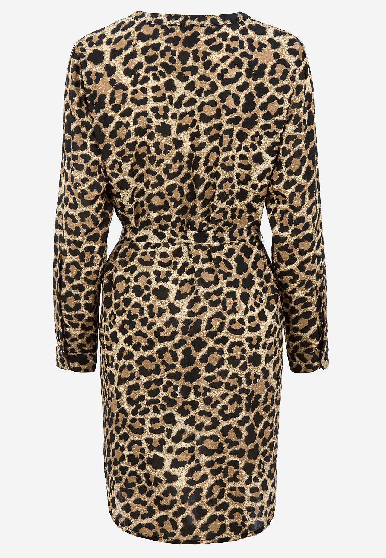 Leopardmønstret lang skjorte