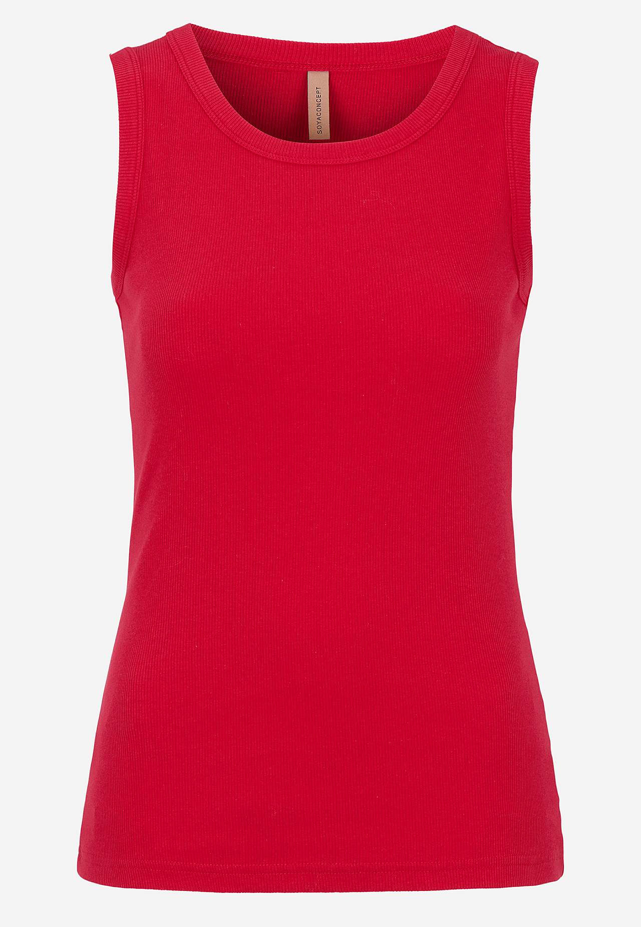 Ribbet jerseytopp