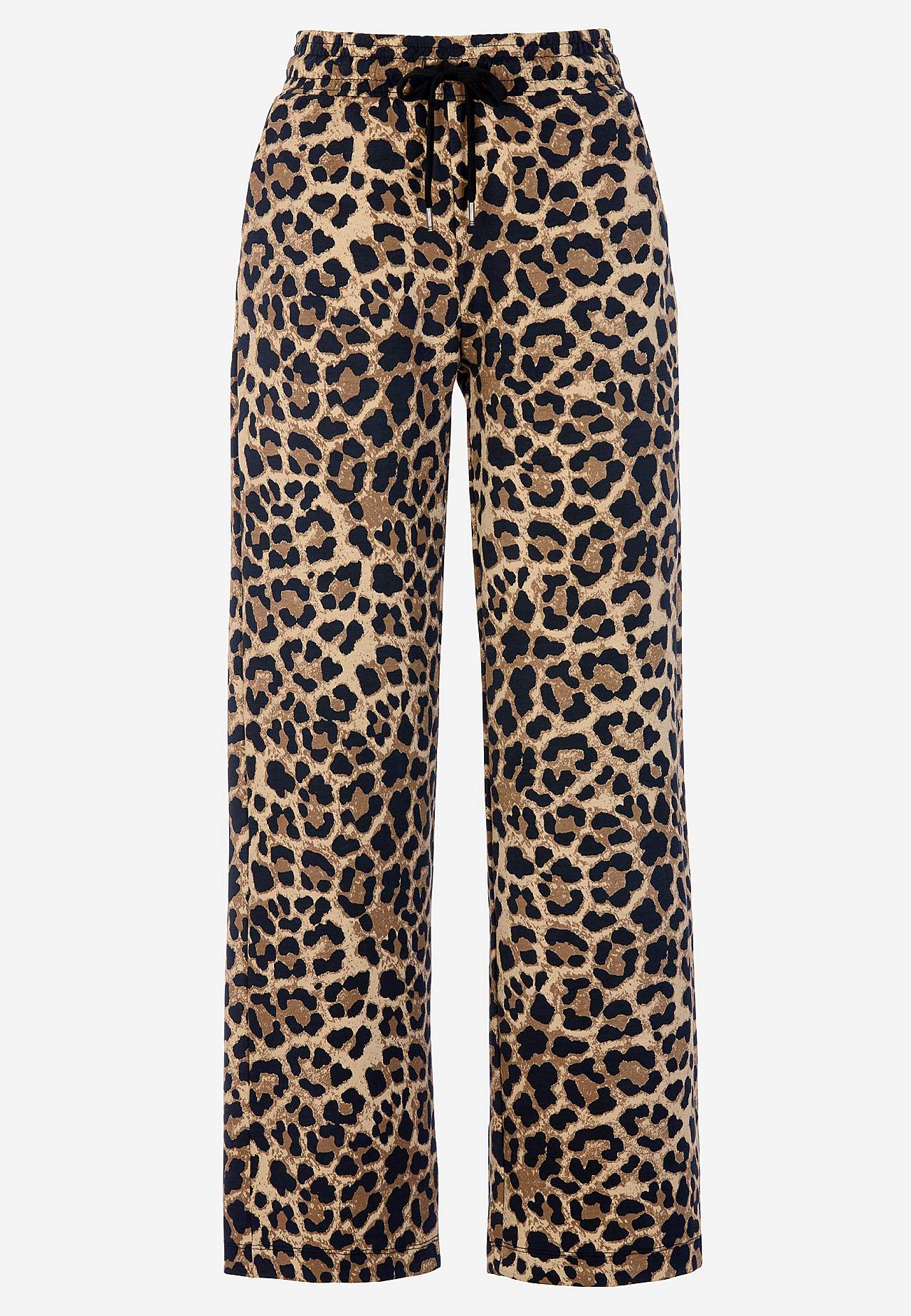 Supermyk, leopardmønstret jerseybukse