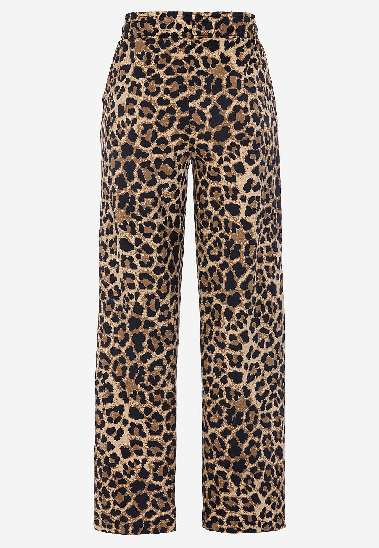 Supermyk, leopardmønstret jerseybukse