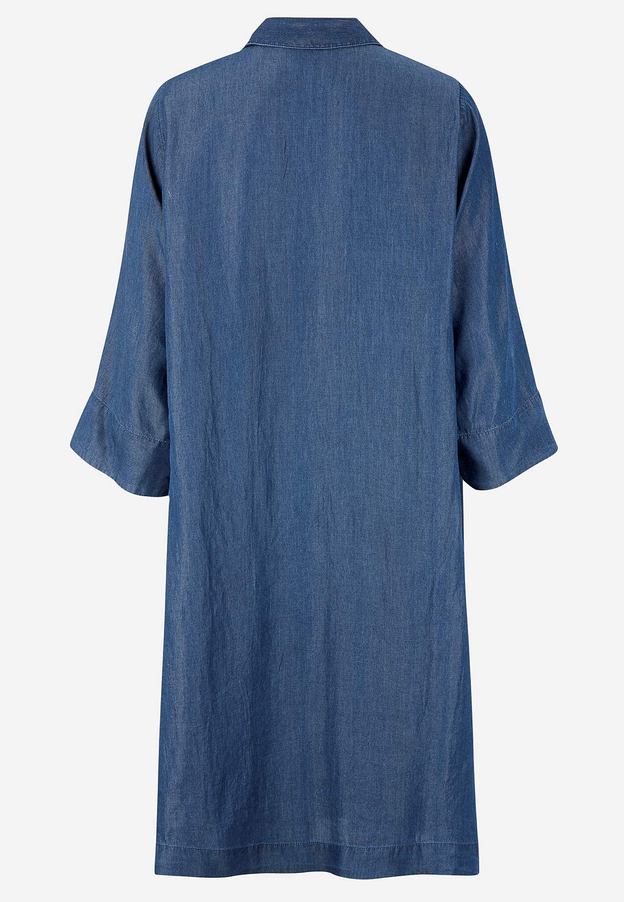 Denimkjole i supermyk lyocell