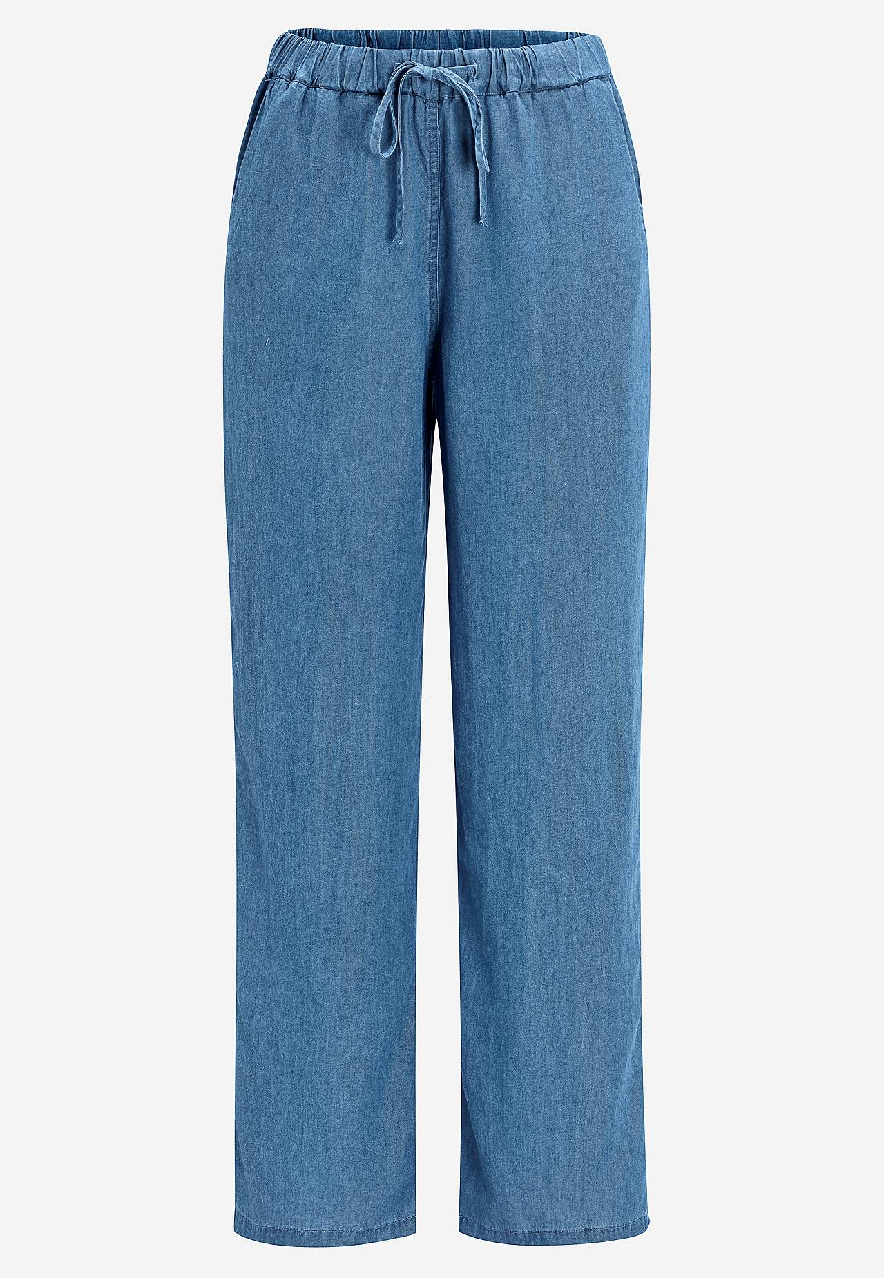 Denimbukser i lyocell
