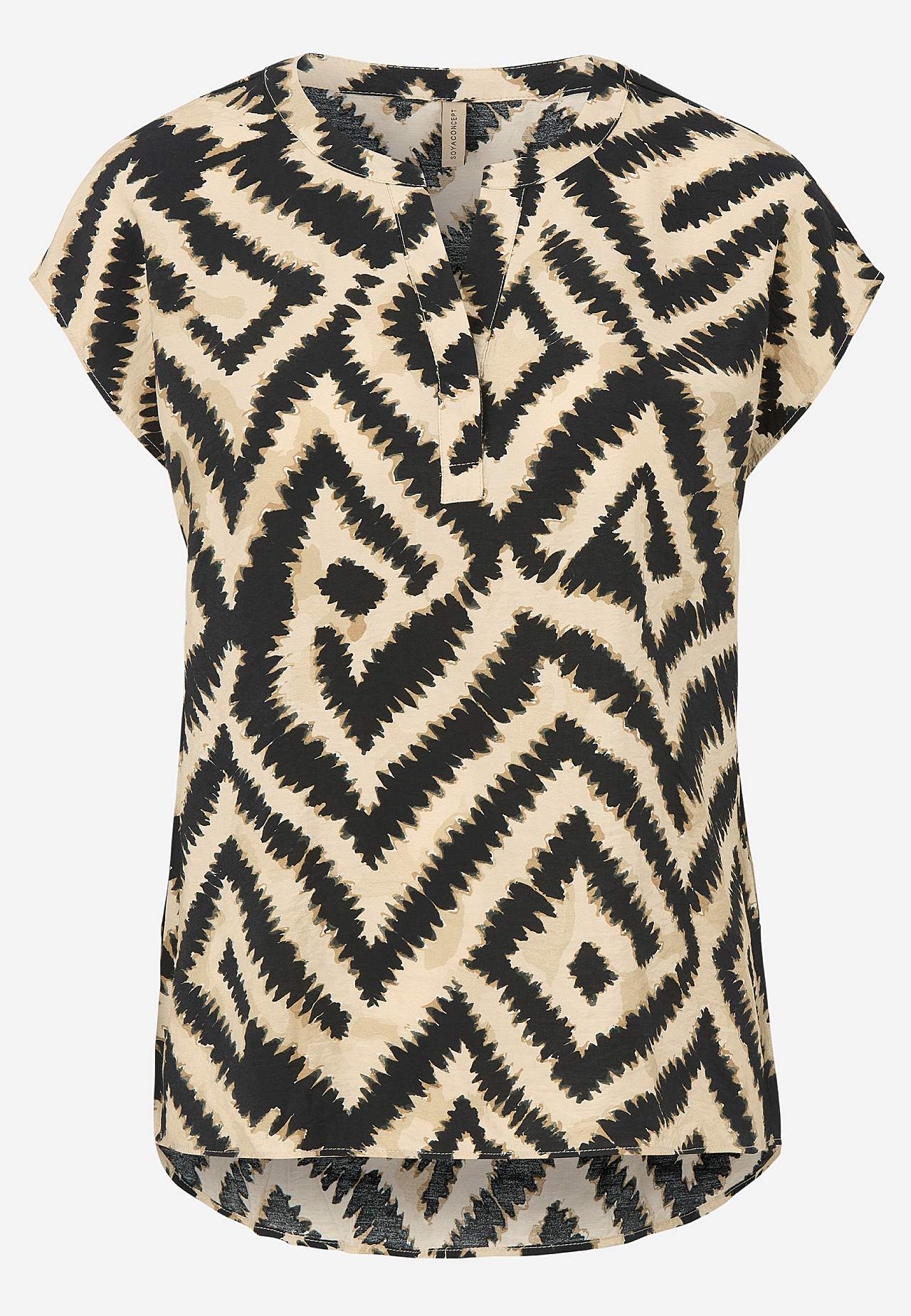 Vevet, lett skrukket viskosebluse