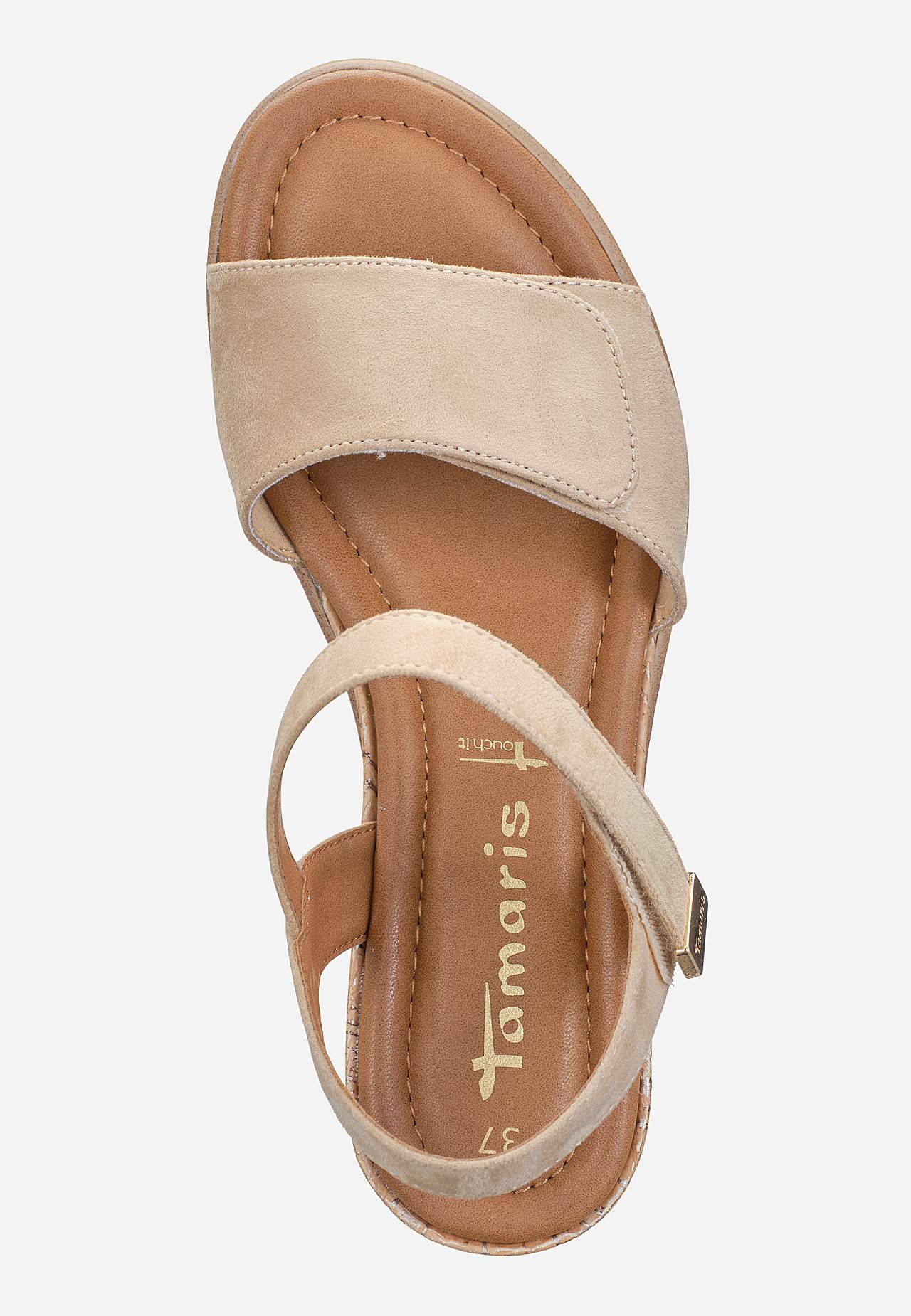 Sandal med borrelåslukning