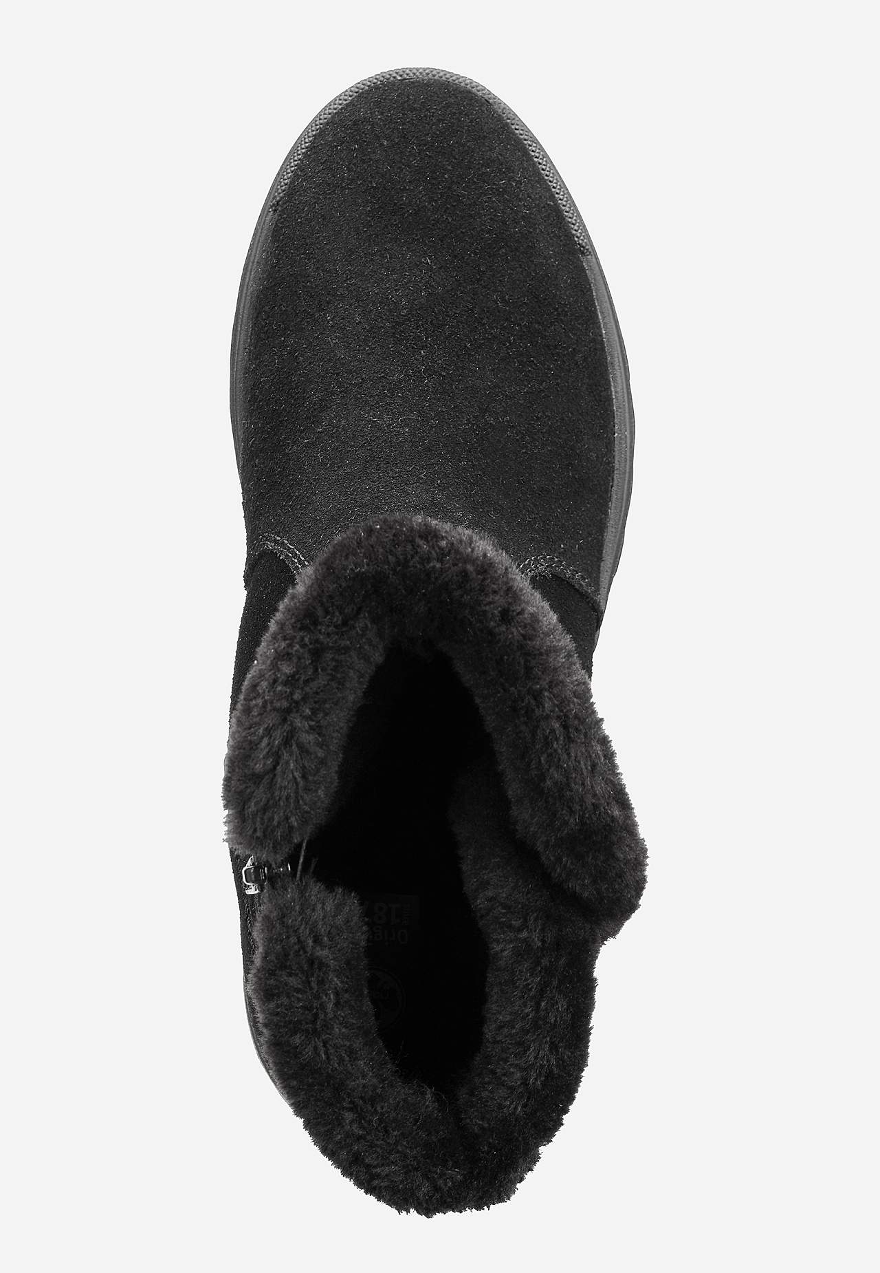 Semsket støvel med uttrekkbare brodder