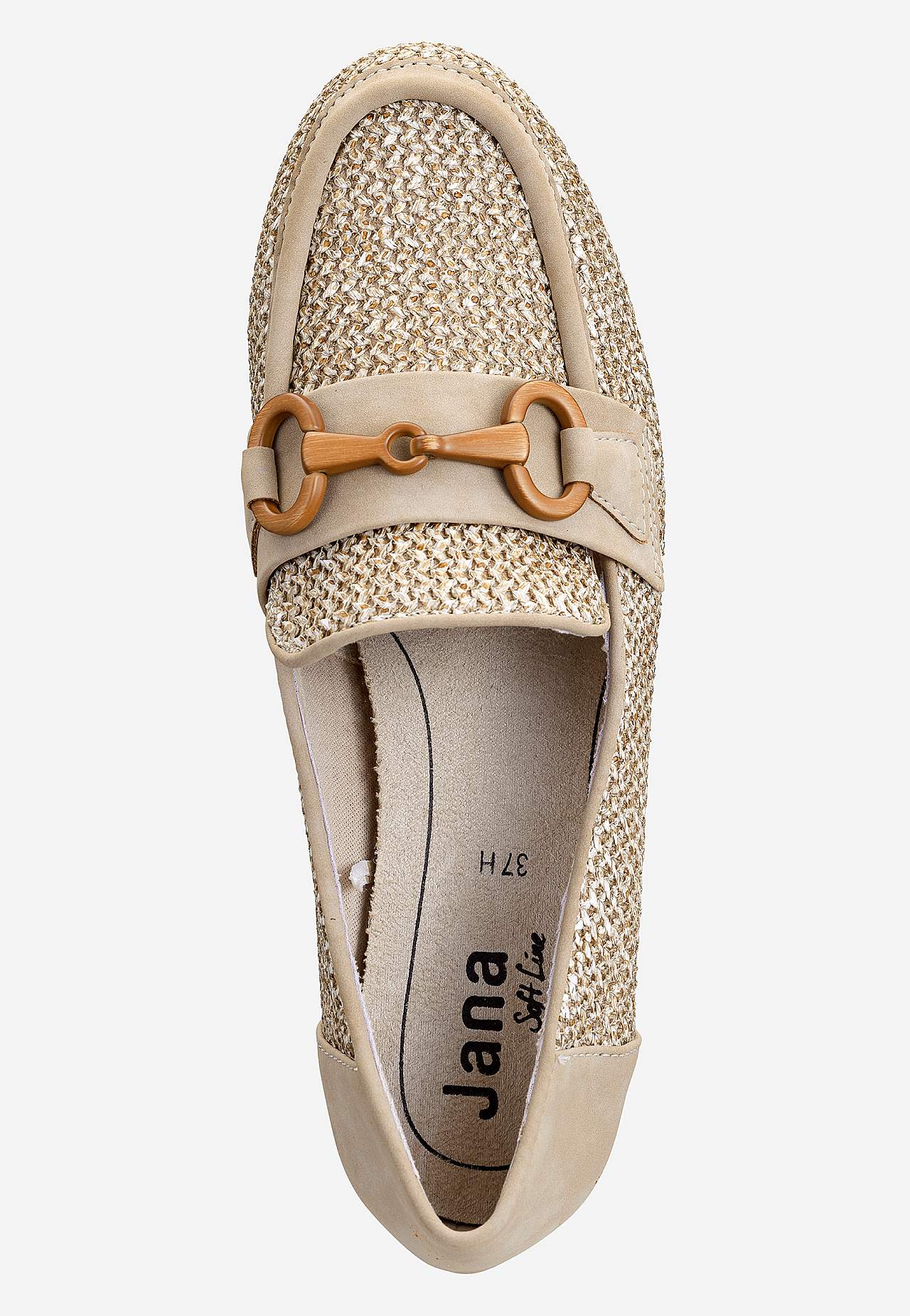 Loafers med dekorspenne