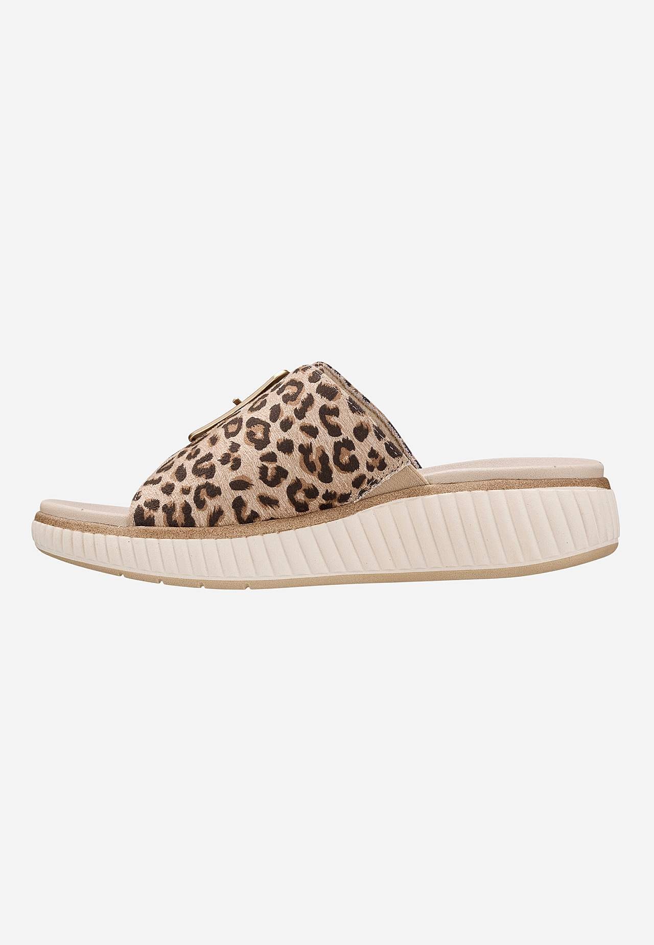 Leopardmønstret sandal