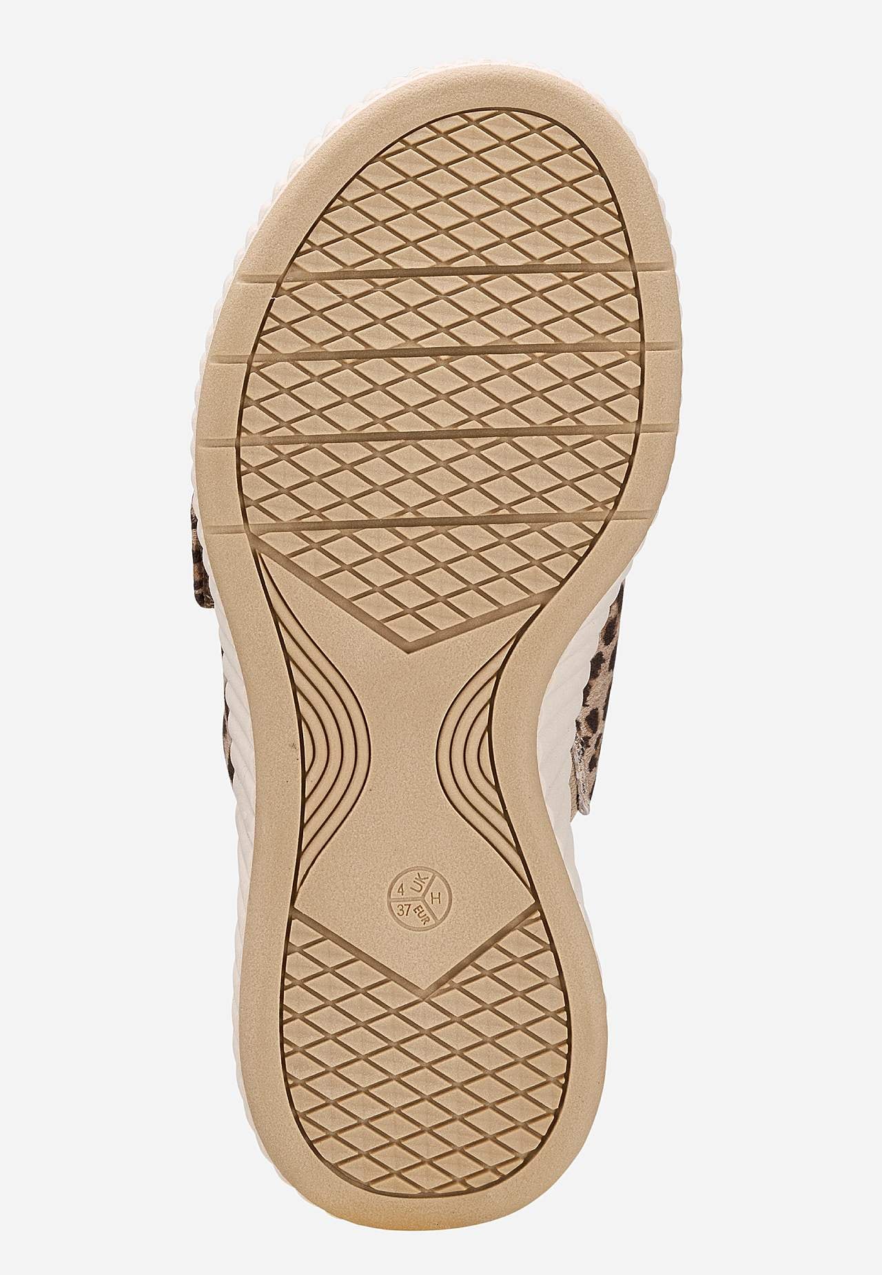 Leopardmønstret sandal