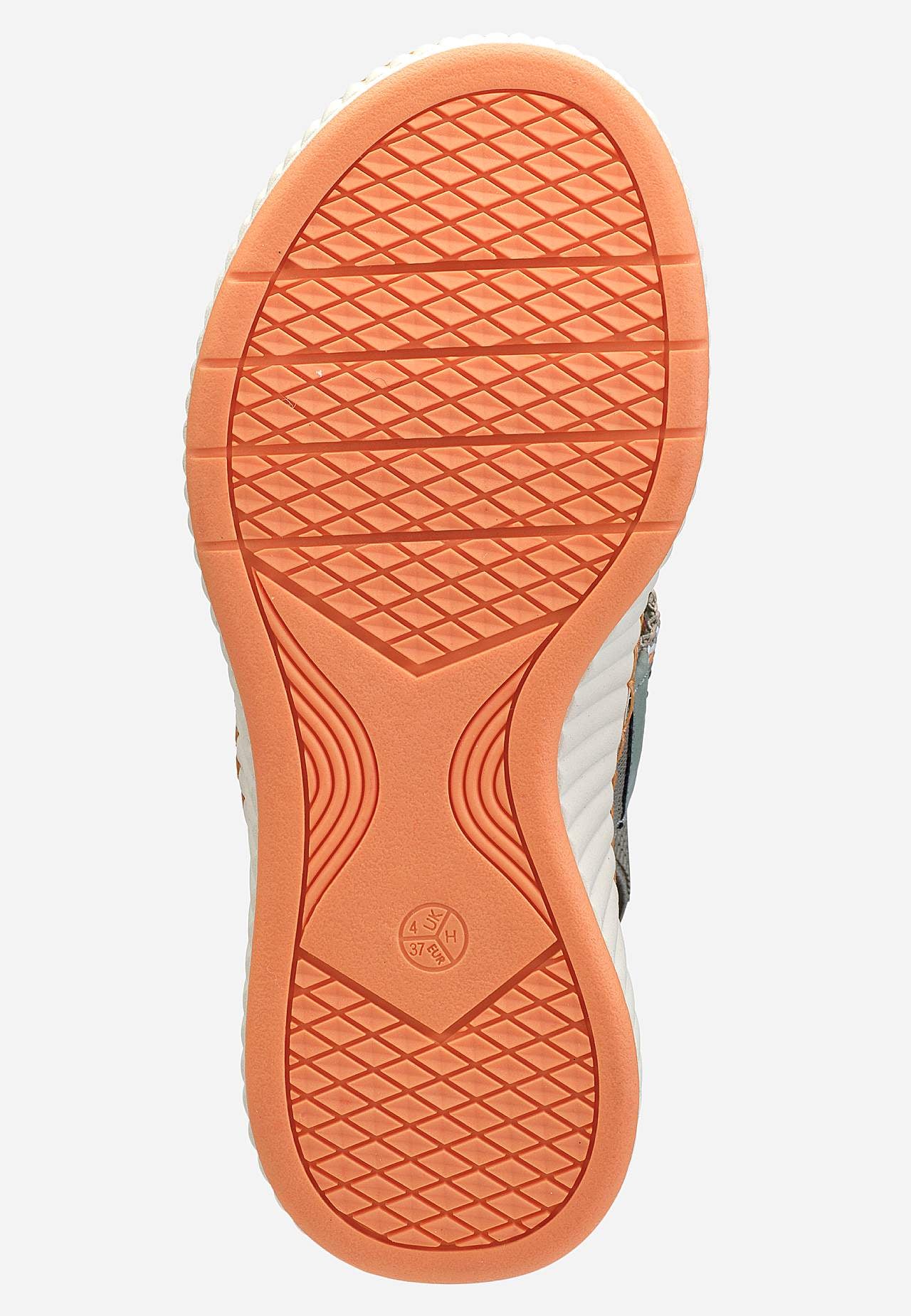 Sandal med elastisk hælrem