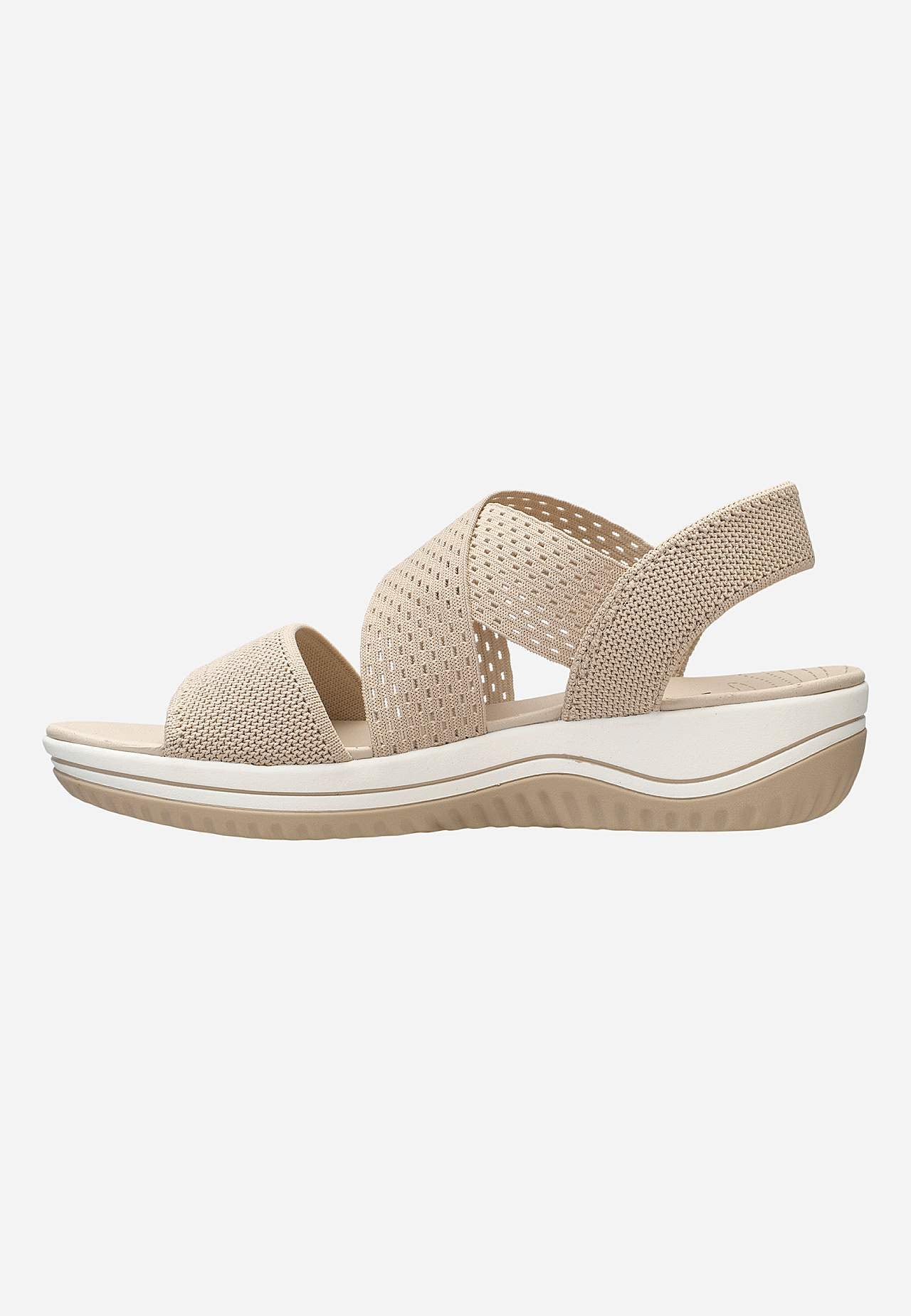 Sandal med elastiske stropper