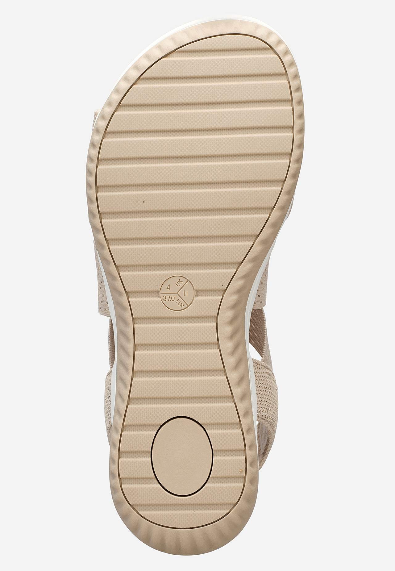 Sandal med elastiske stropper