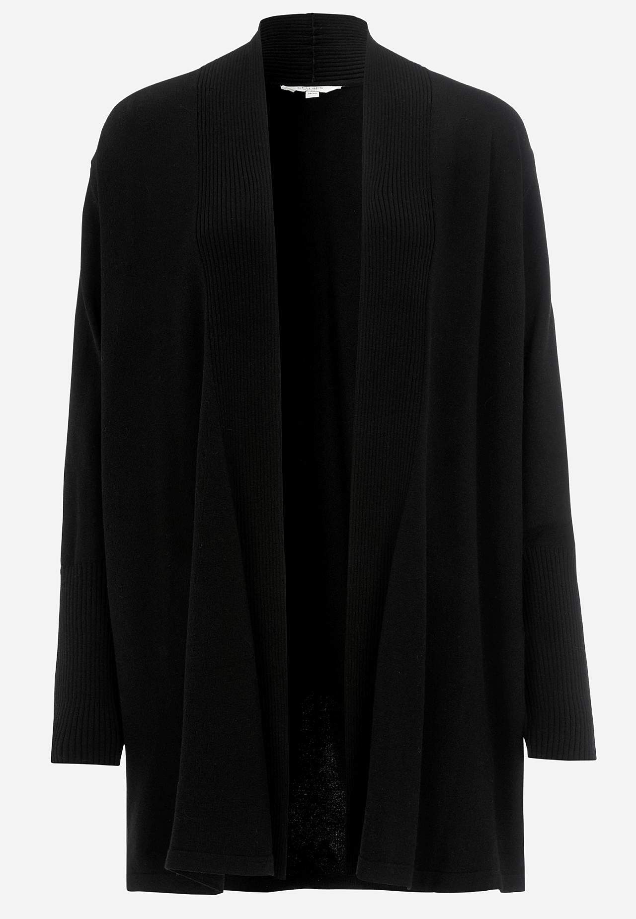Finstrikket cardigan