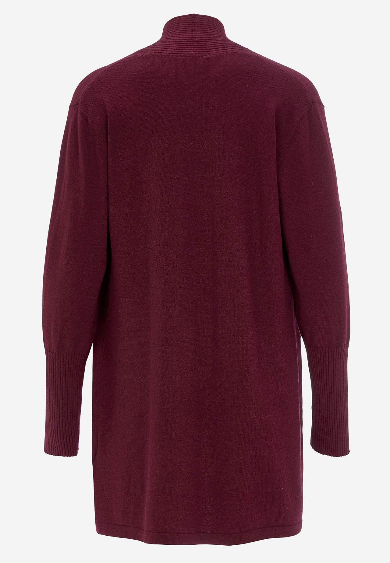 Finstrikket cardigan