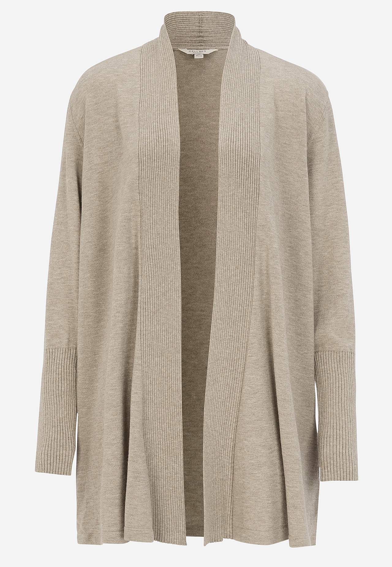 Finstrikket cardigan
