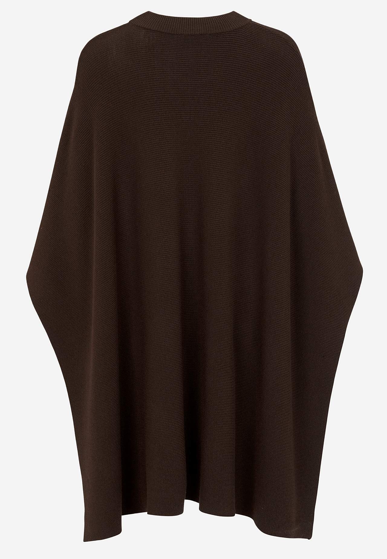 Finstrikket poncho