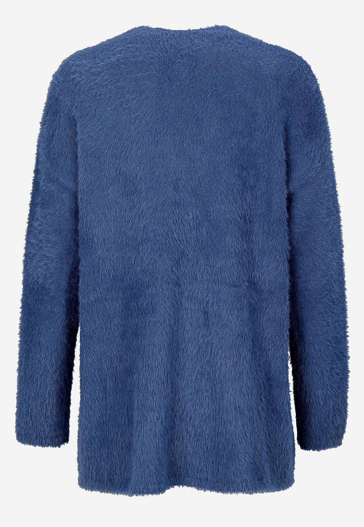Strikket, åpen cardigan